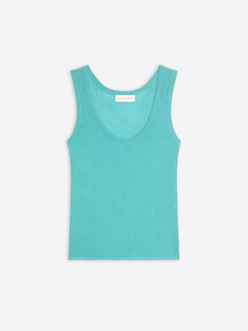 RIB KNIT TANK TOP 1