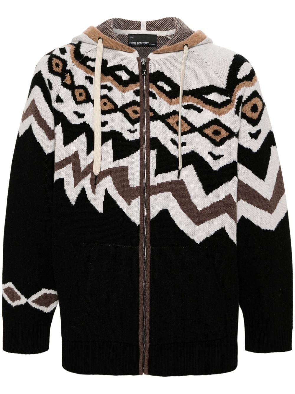 Norway knitted hoodie - 1
