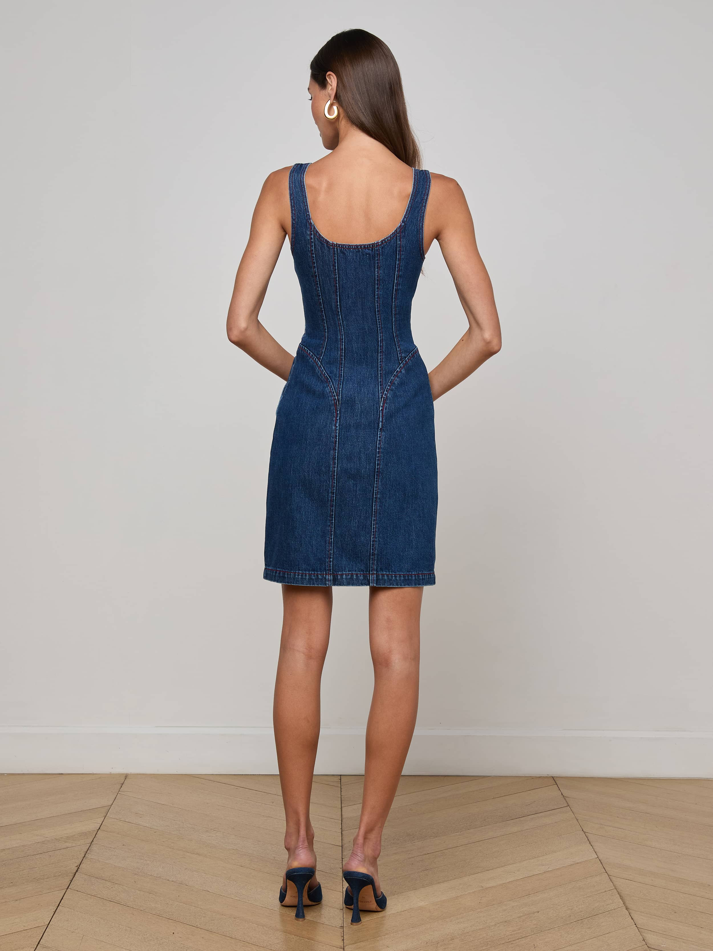 Jaxyn Denim Dress - 4