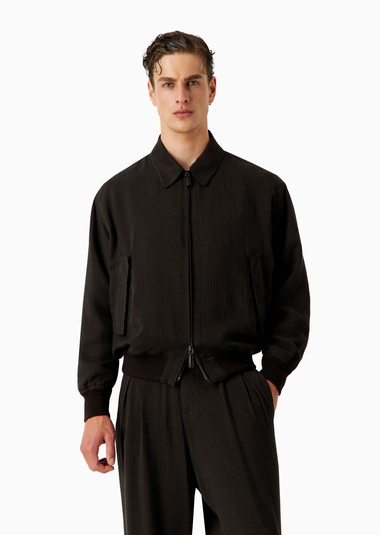 ASV blouson in a canneté cupro blend - 2