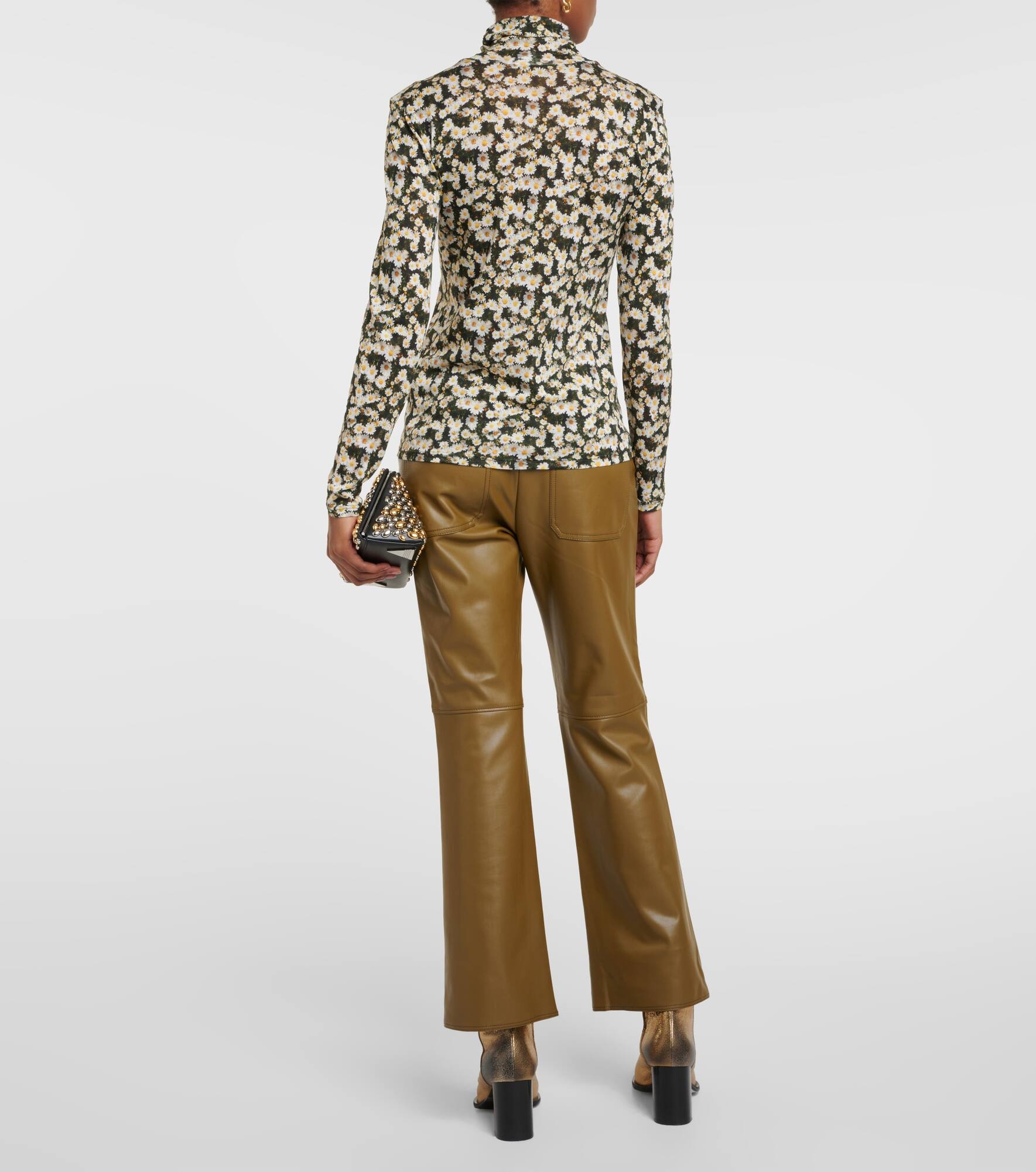 Dreamy Meadows floral turtleneck top - 3
