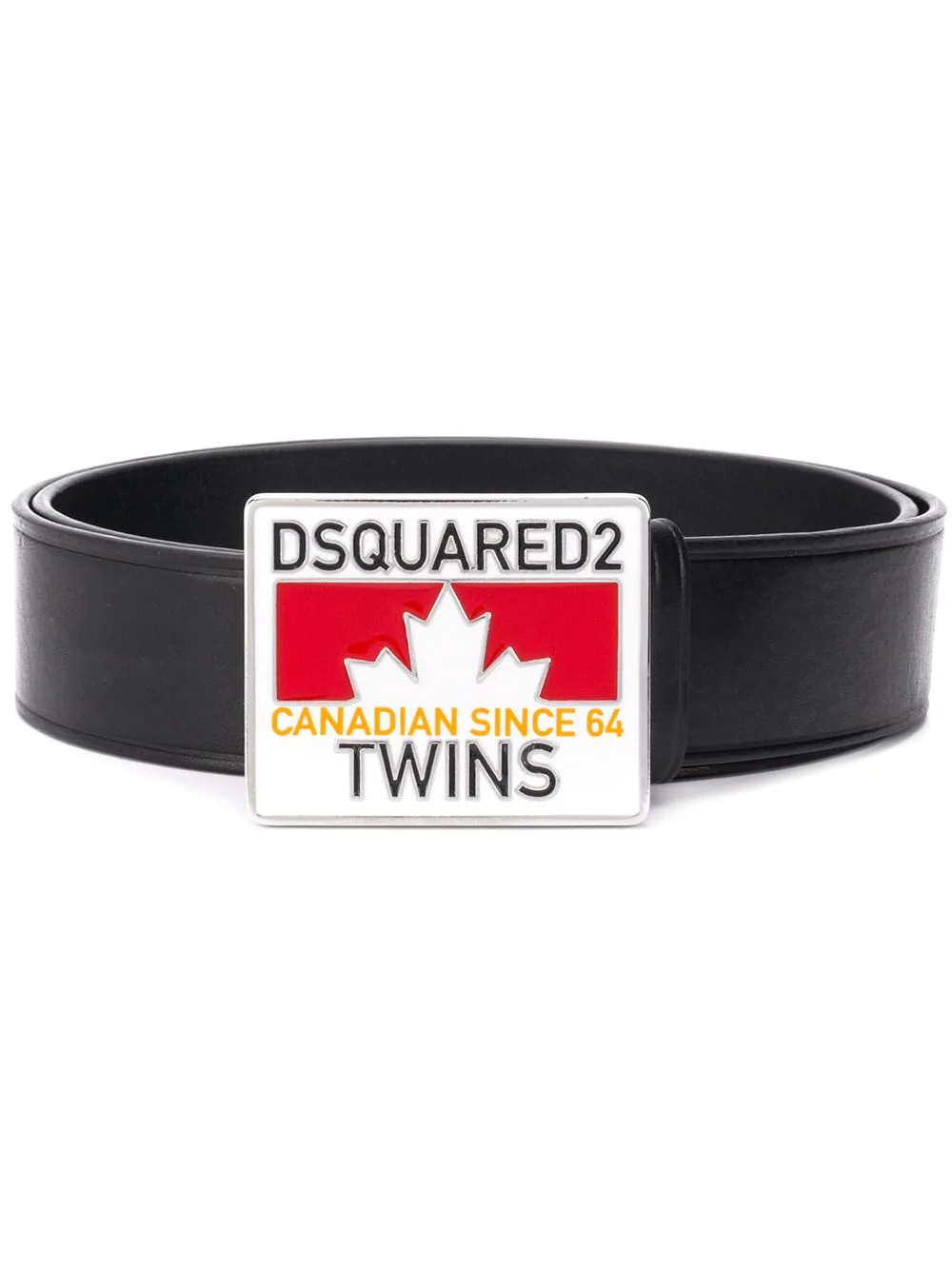 logo buckle belt - 1