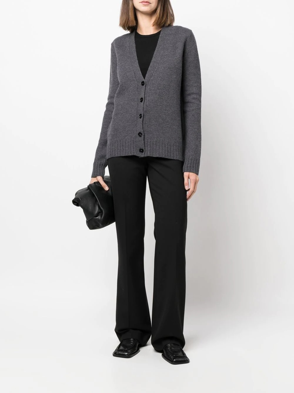 oversized wool cardigan - 2
