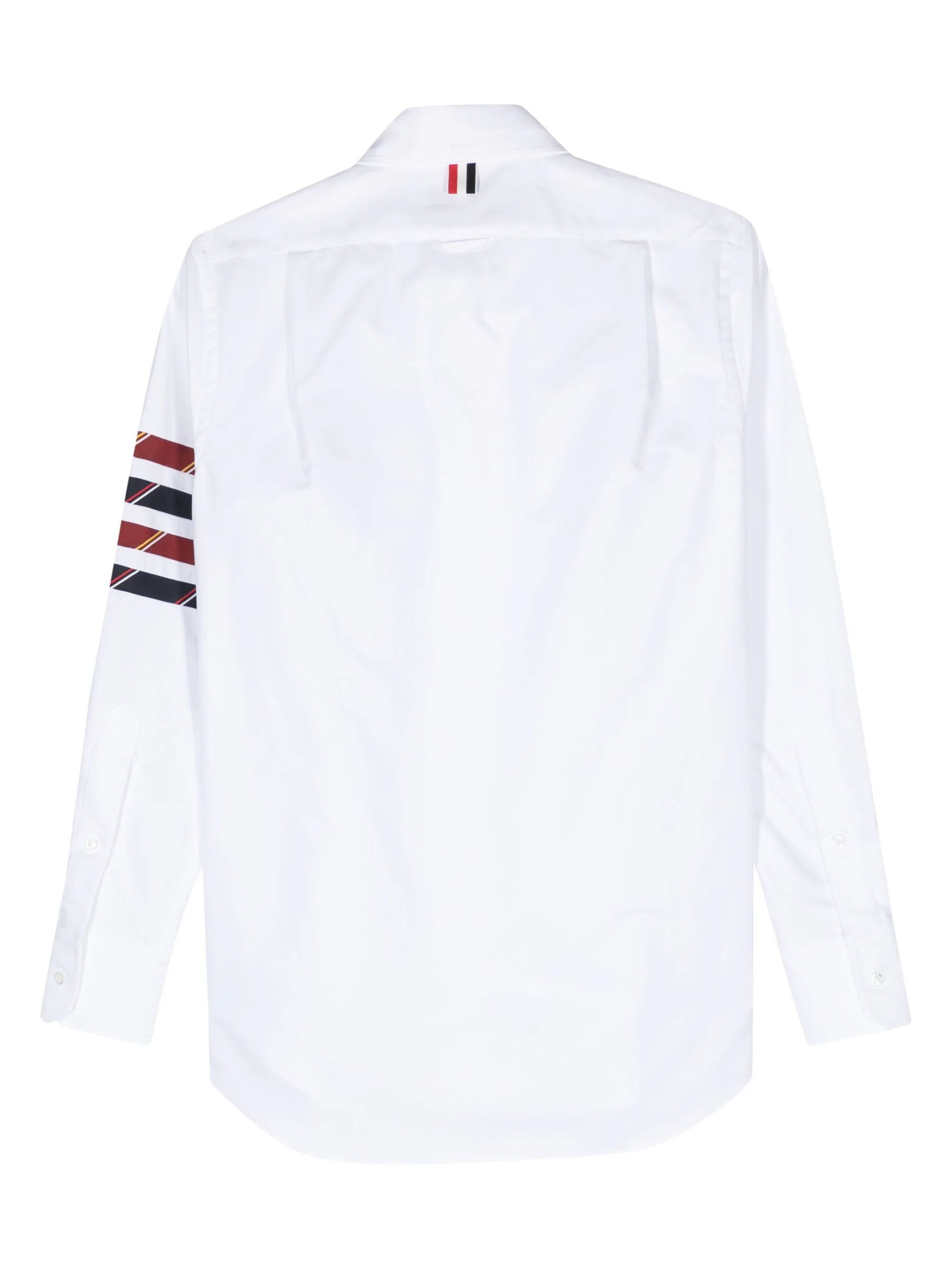 THOM BROWNE Men Straight Fit B/D L/S Shirt W/Seamed 4 Bar In Shadow Stripe Mogador In Oxford - 2