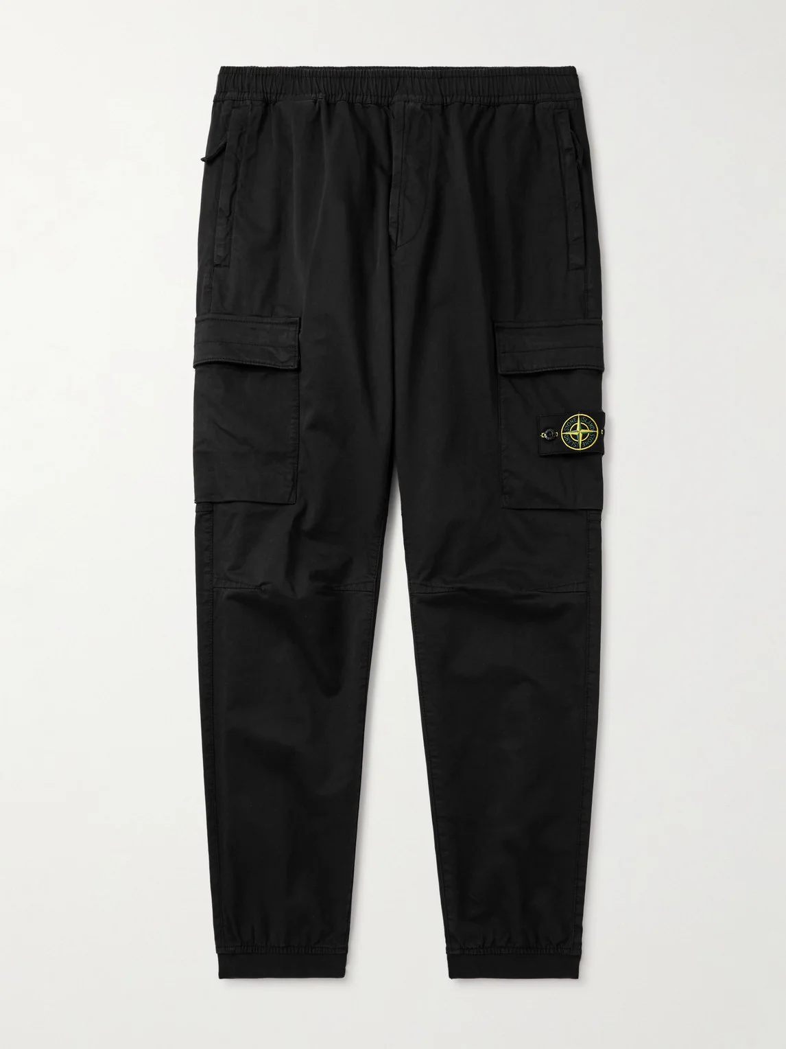 Tapered Organic Cotton-Blend Cargo Trousers - 1