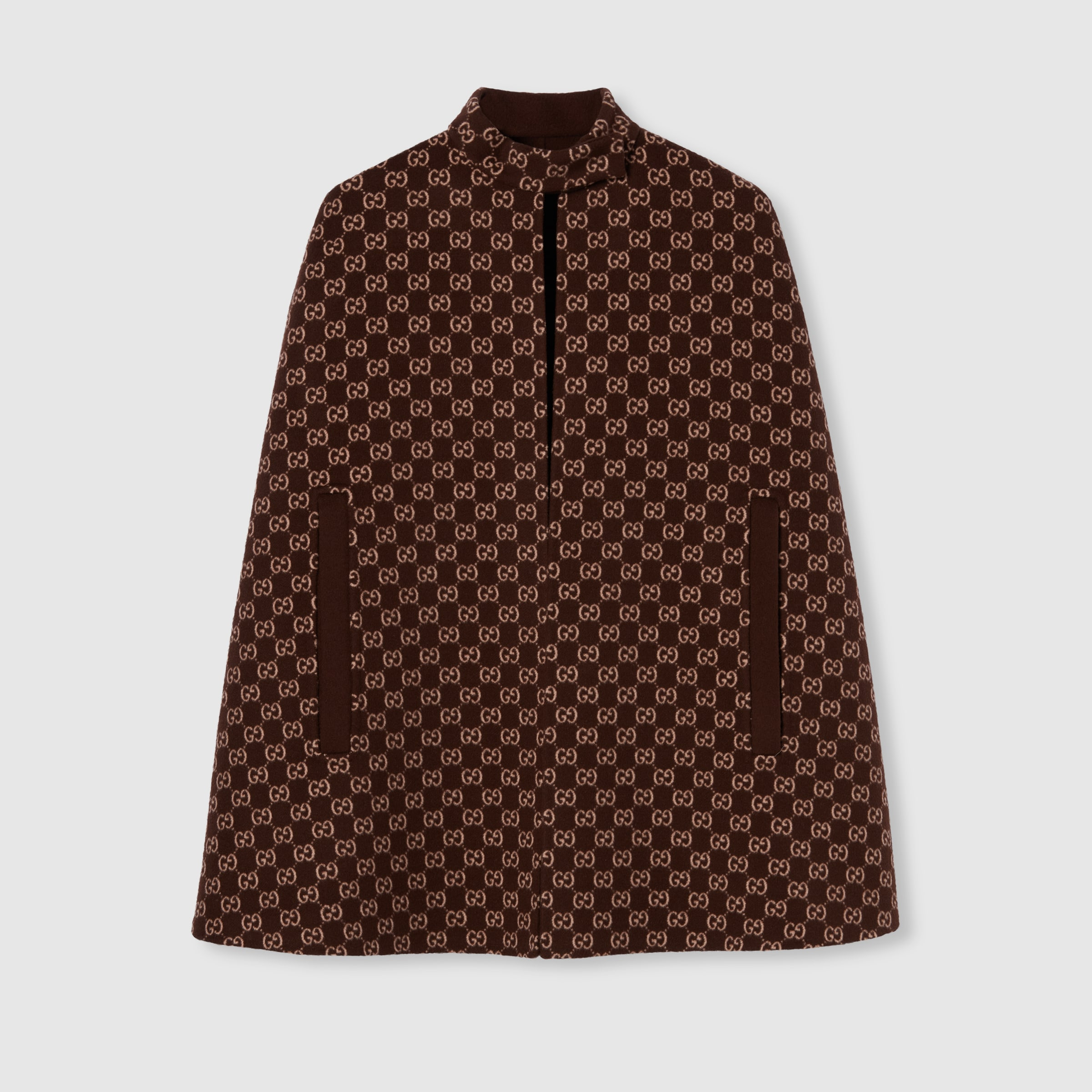 Silk wool cape with Horsebit - 8
