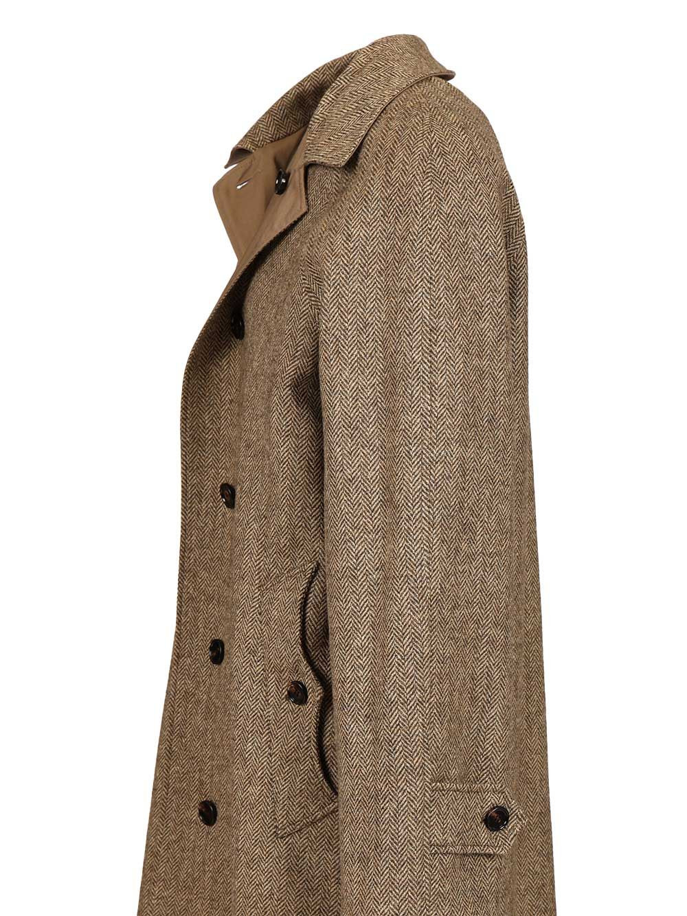 Reversible Car Coat Coats Beige - 6