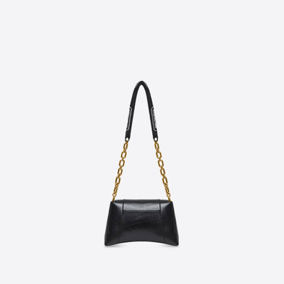 BALENCIAGA Women's Downtown Small Shoulder Bag With Chain in Black outlook