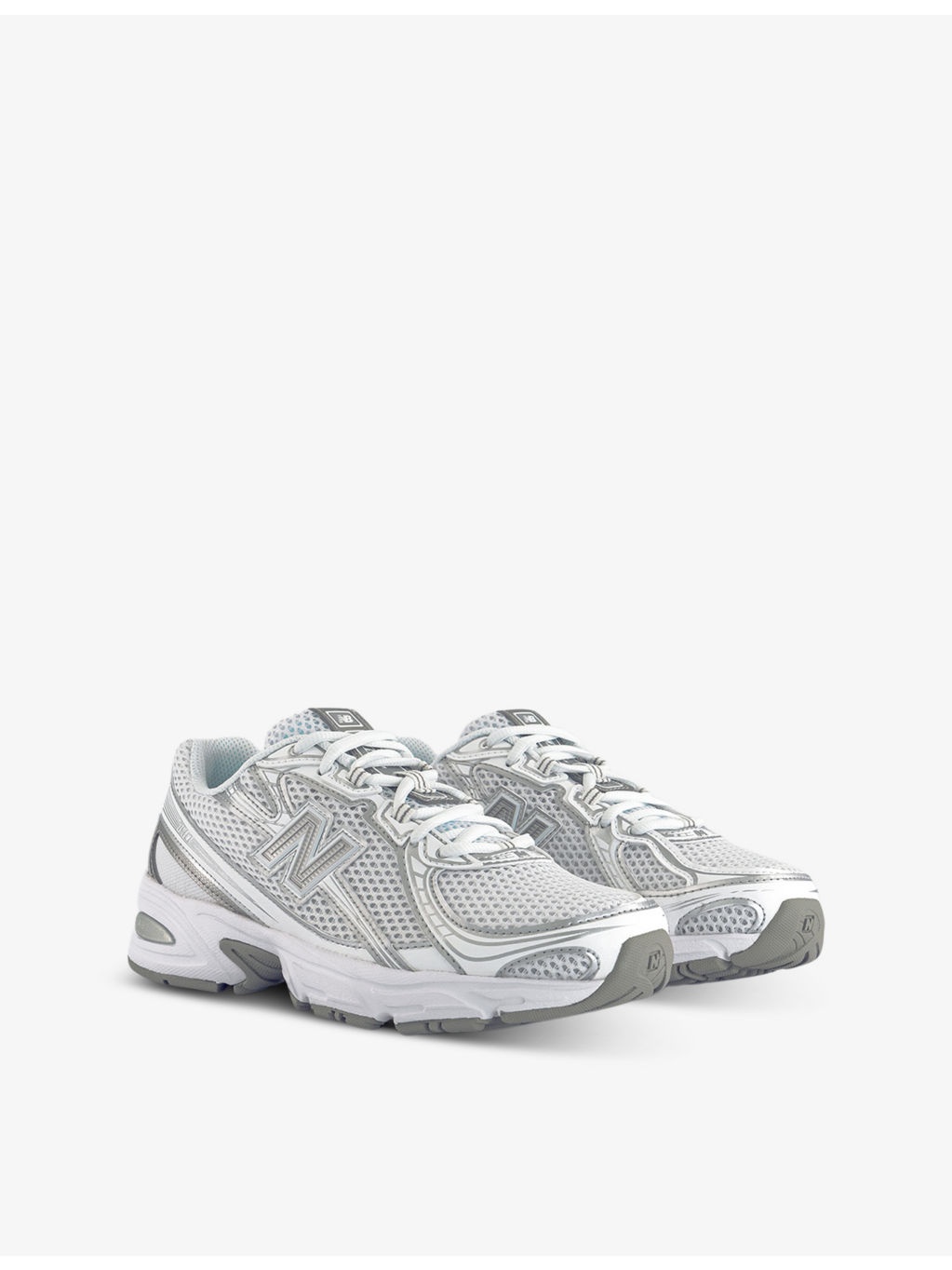 740 V2 logo-embroidered mesh low-top trainers - 3