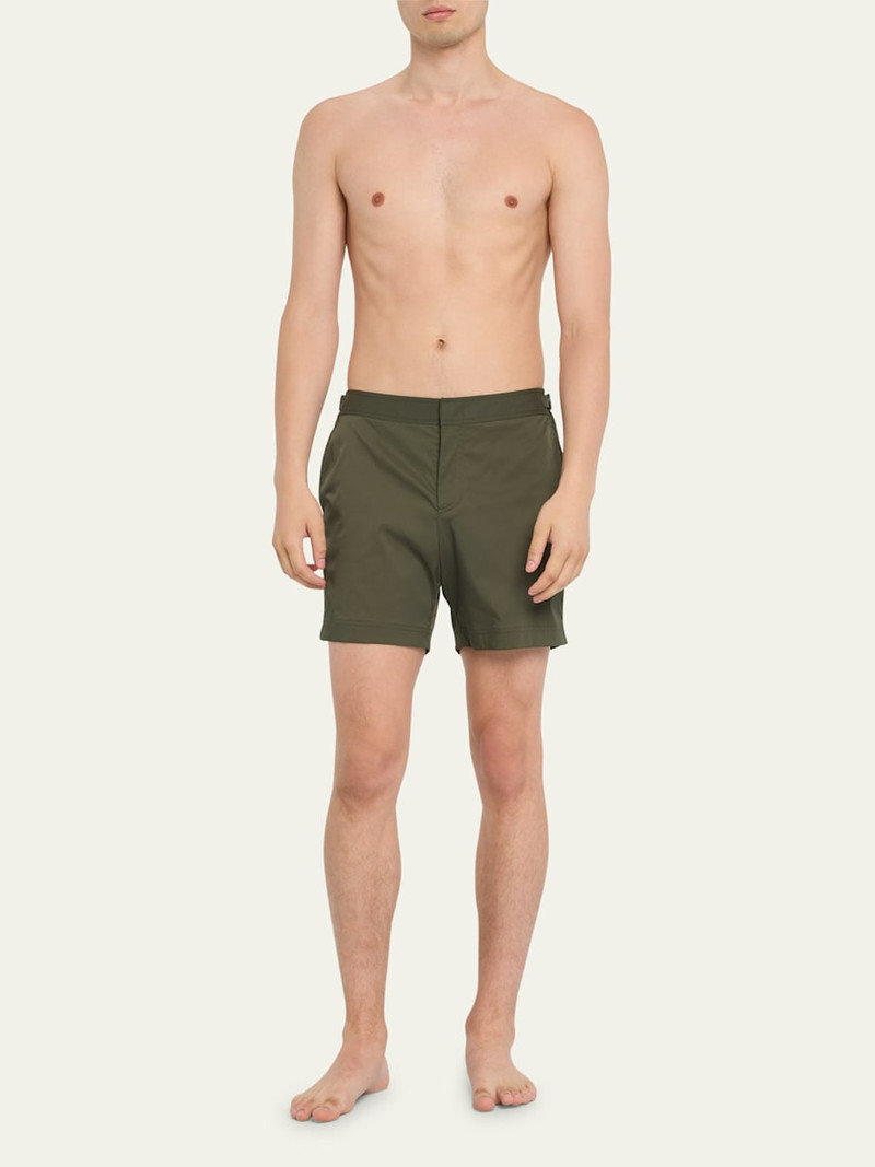 ORLEBAR BROWN Men's Bulldog Piped Nylon Swim Shorts outlook