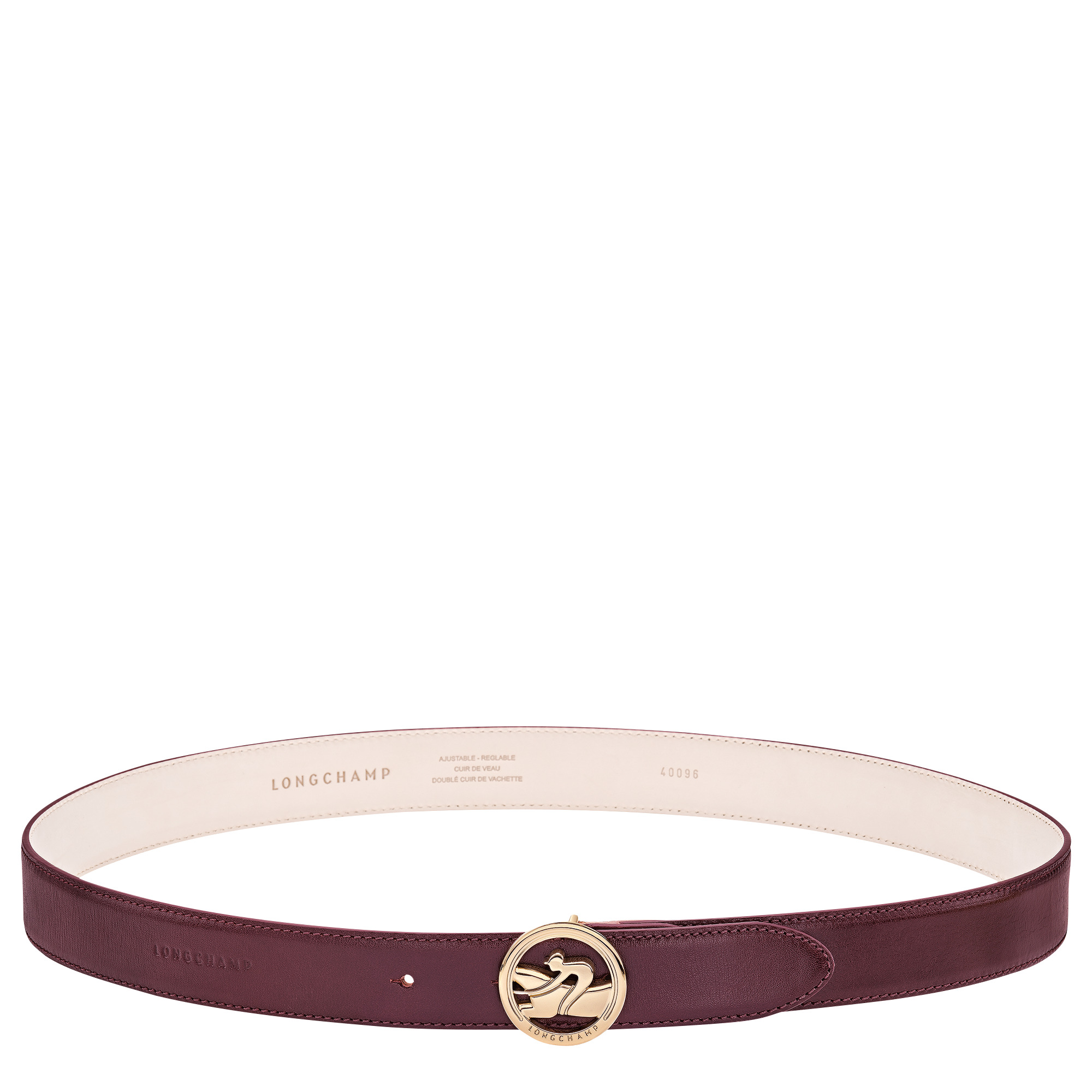 Archive Ladies' belt Burgundy - Leather - 1