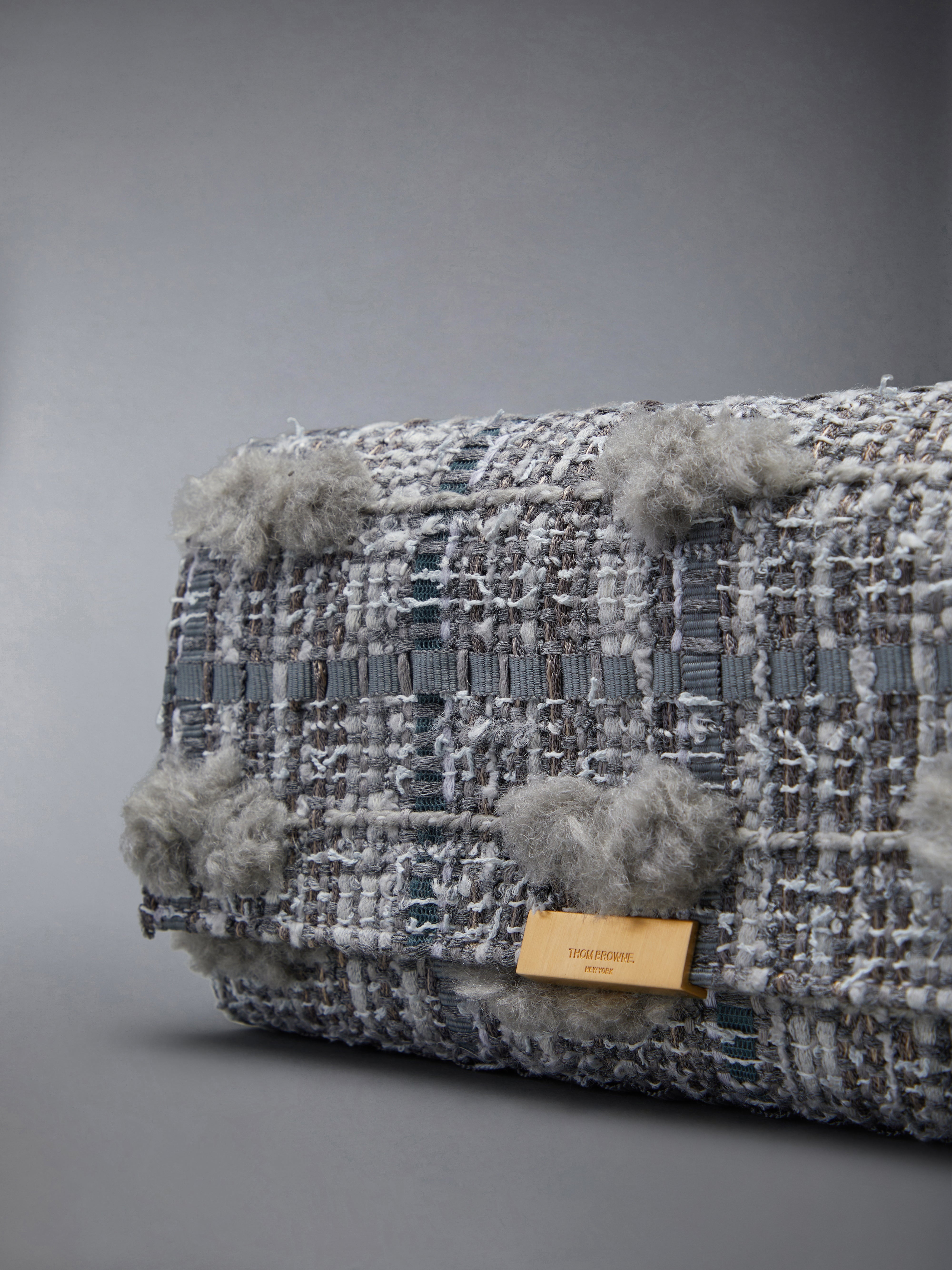 TWEED CROSSBODY FLAP WALLET - 4