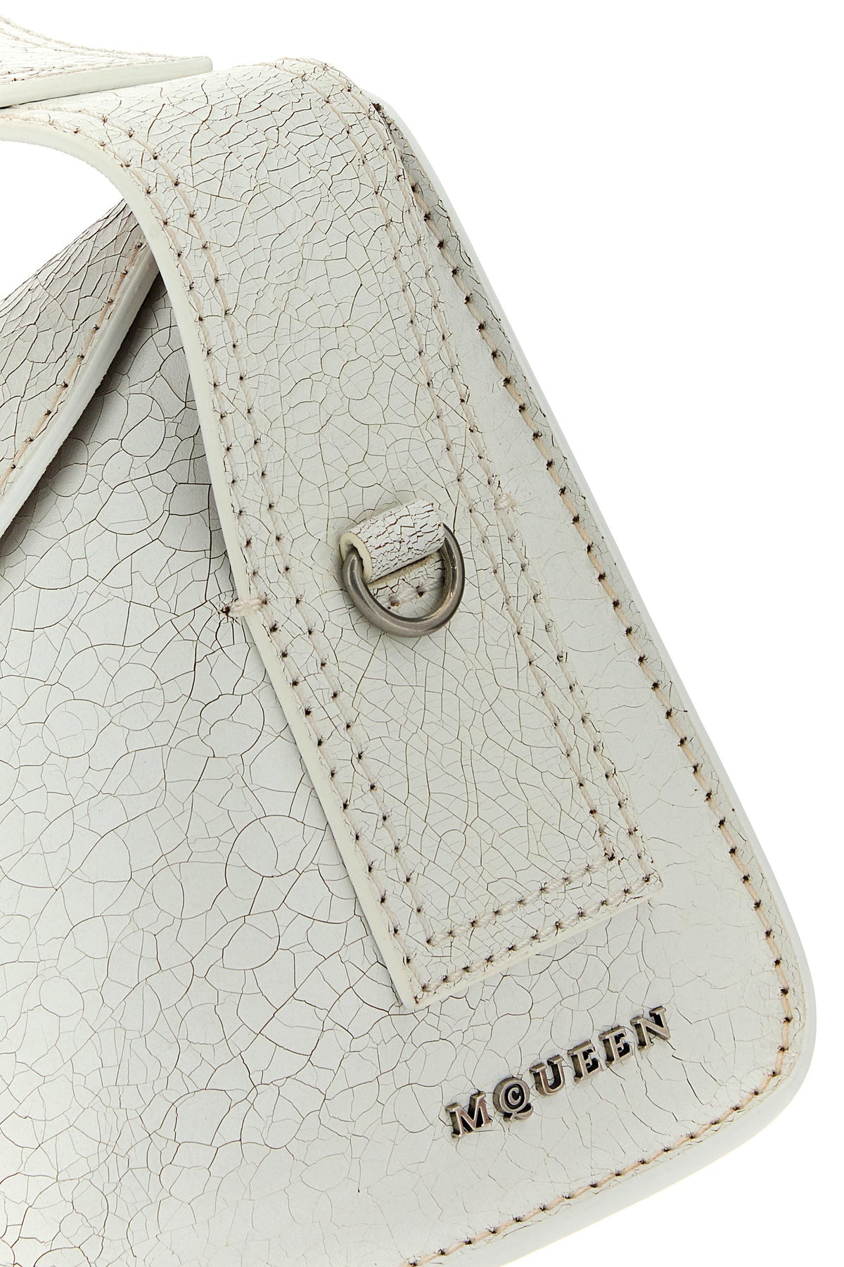 White leather Sling crossbody bag - 4