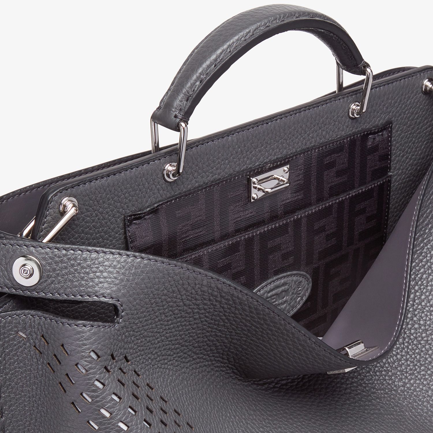 Gray calfskin bag - 5