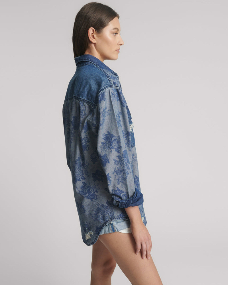 Everyday Denim Shirt - Rosewood 5
