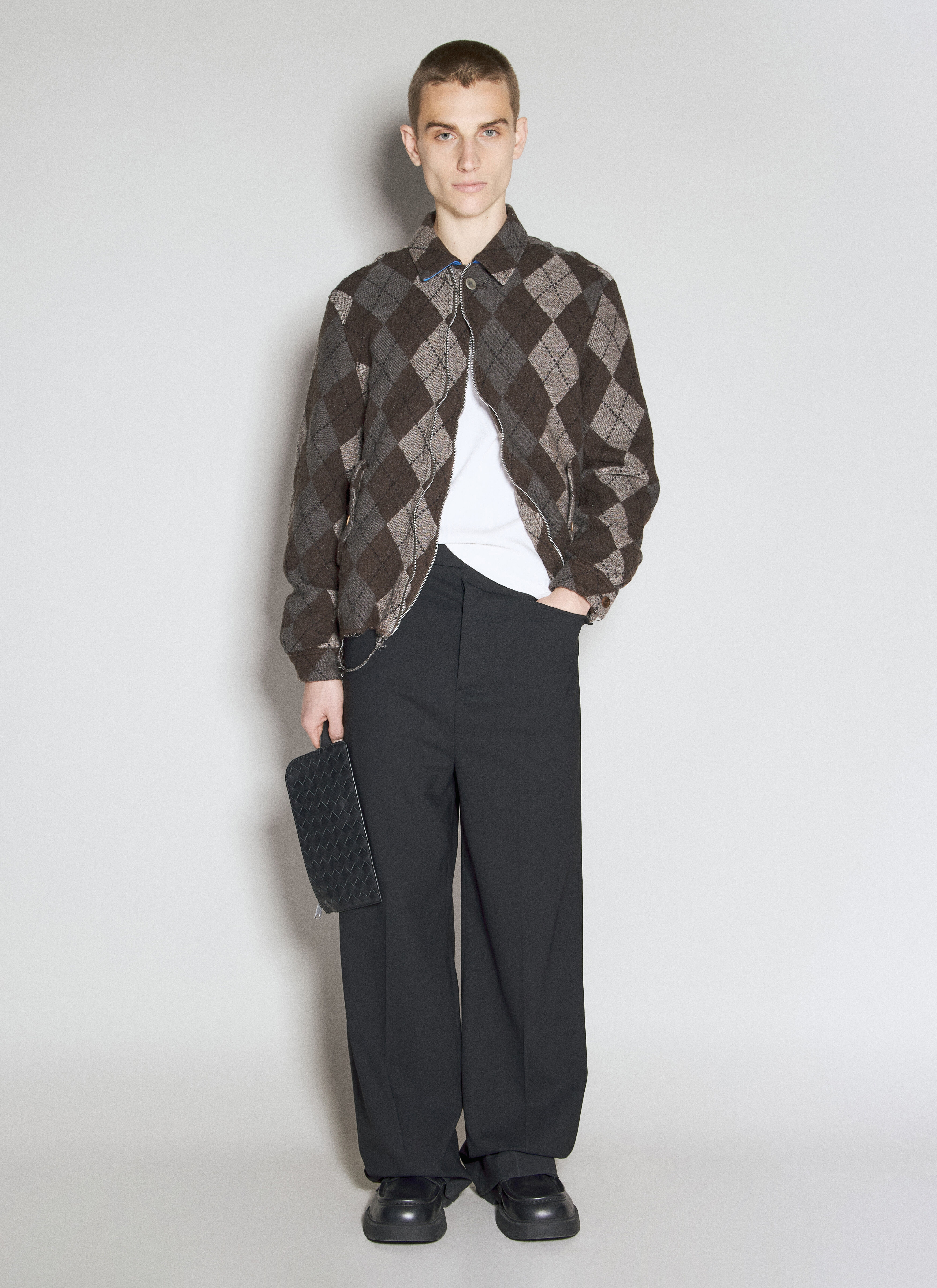 Argyle Wool Jacket - 2