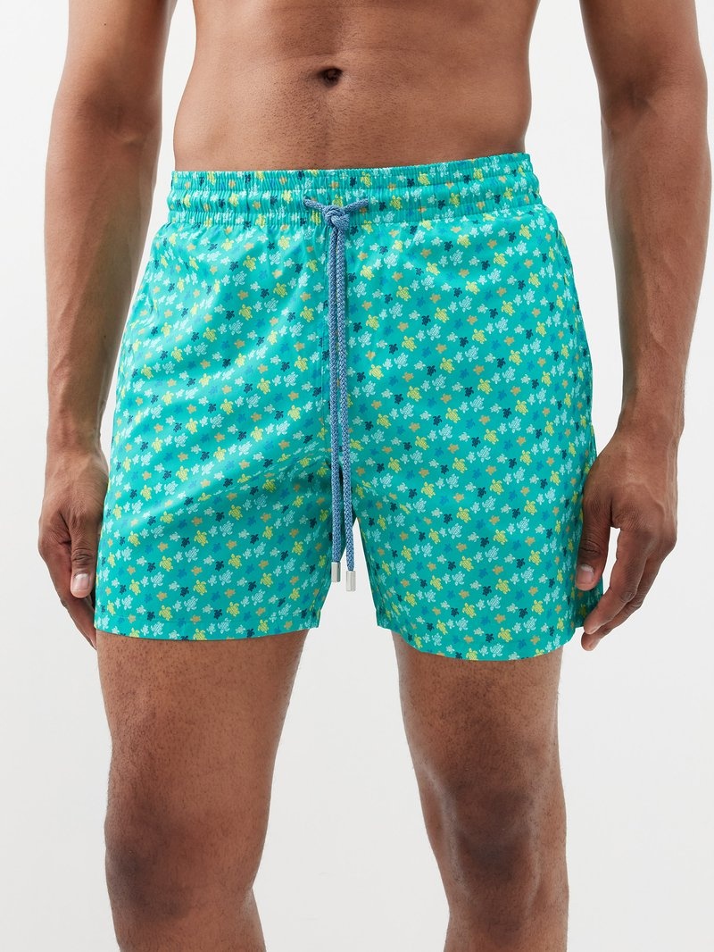 Mahina turtle-print recycled swim shorts - 2