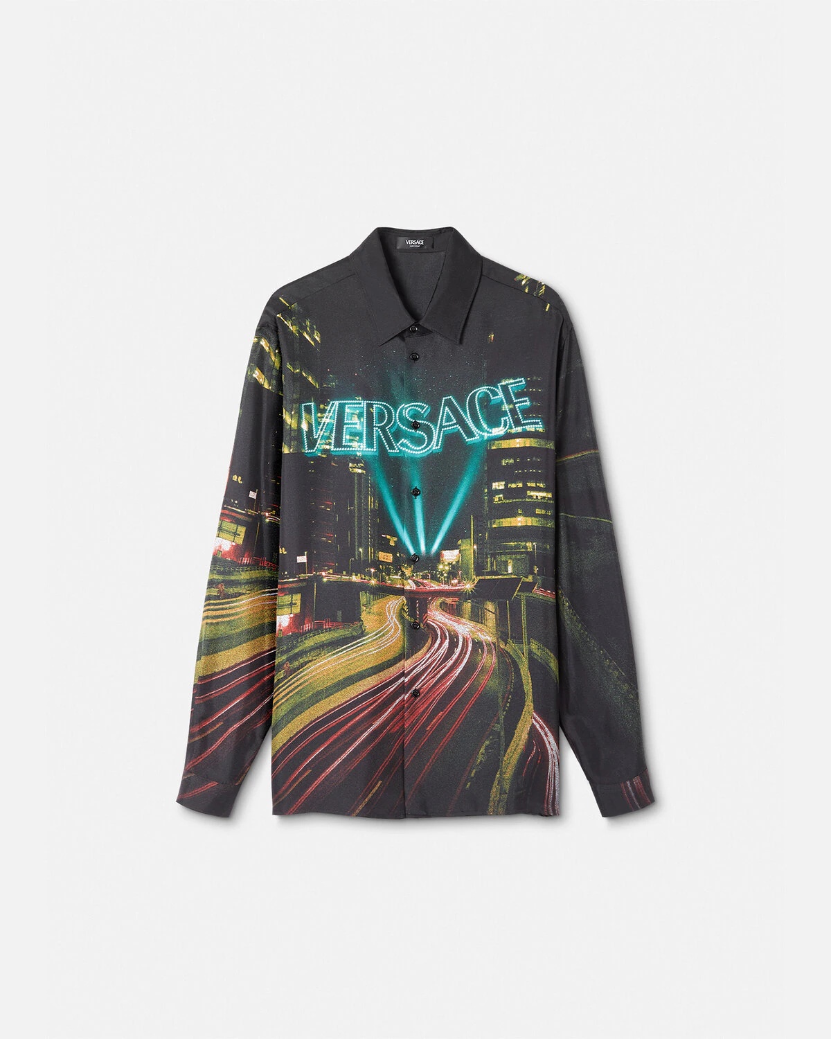 Versace City Lights Silk Shirt - 1