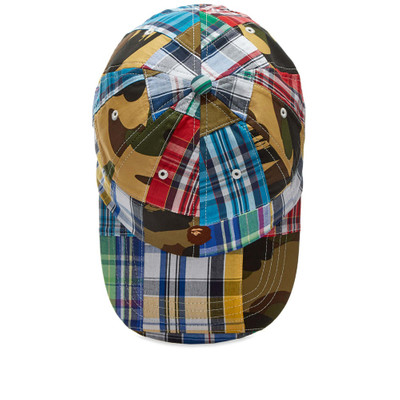 A BATHING APE® A Bathing Ape Patchwork Panel Cap outlook