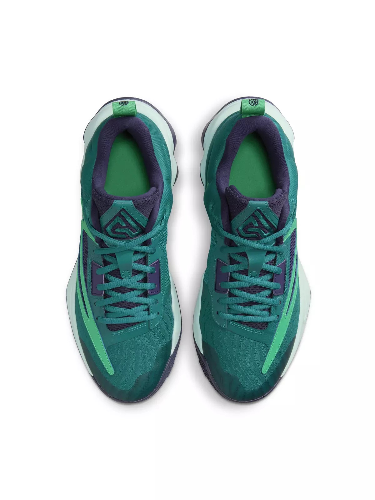 Giannis Immortality 3 "Geode Teal/Purple Ink/Jade Ice/Stadium Green" Men's Basketball Shoe - 4