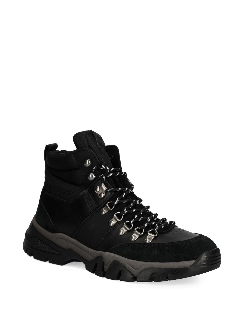 logo-debossed boots - 2