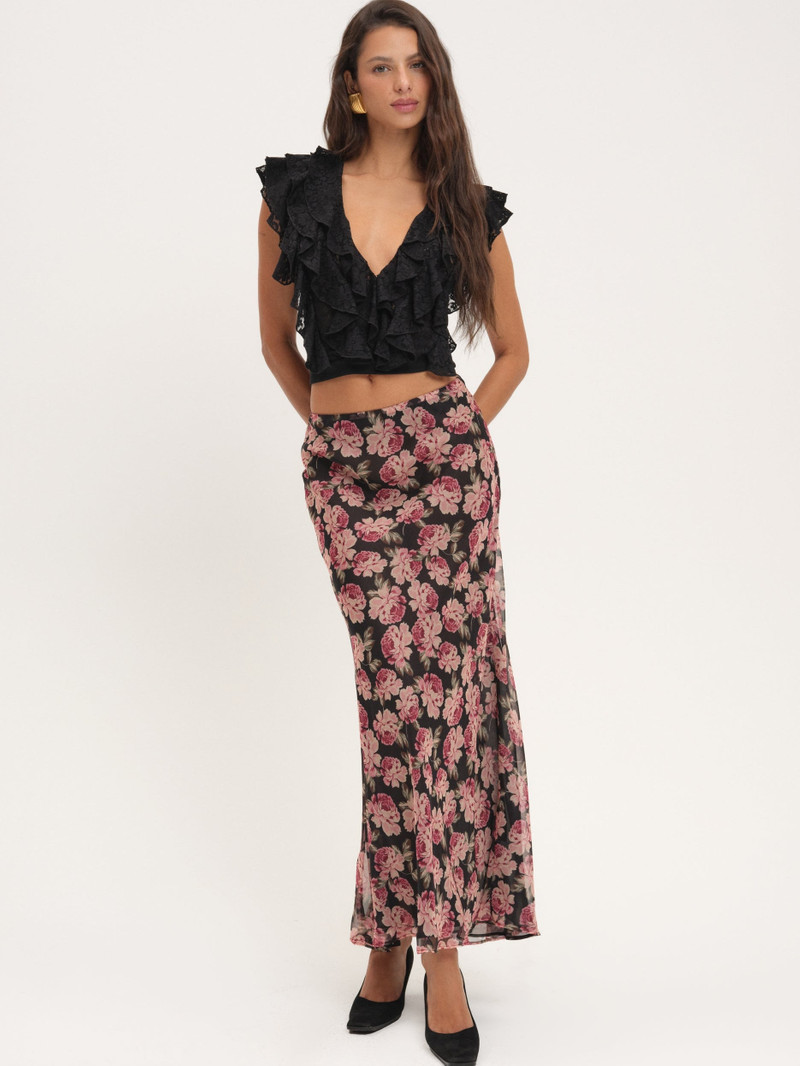 For Love & Lemons Lucianna Lace Top outlook