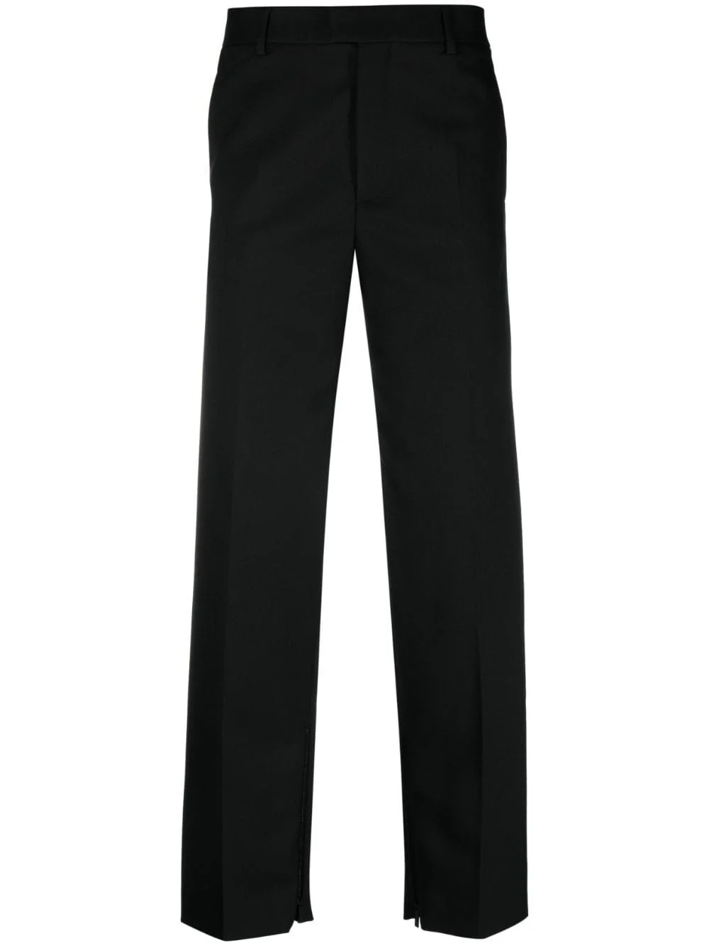 logo-embroidered tailored trousers - 1