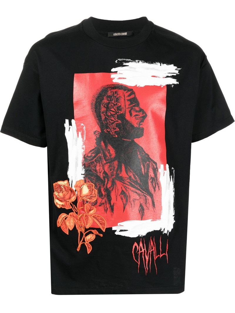 graphic-print short-sleeve T-shirt 1