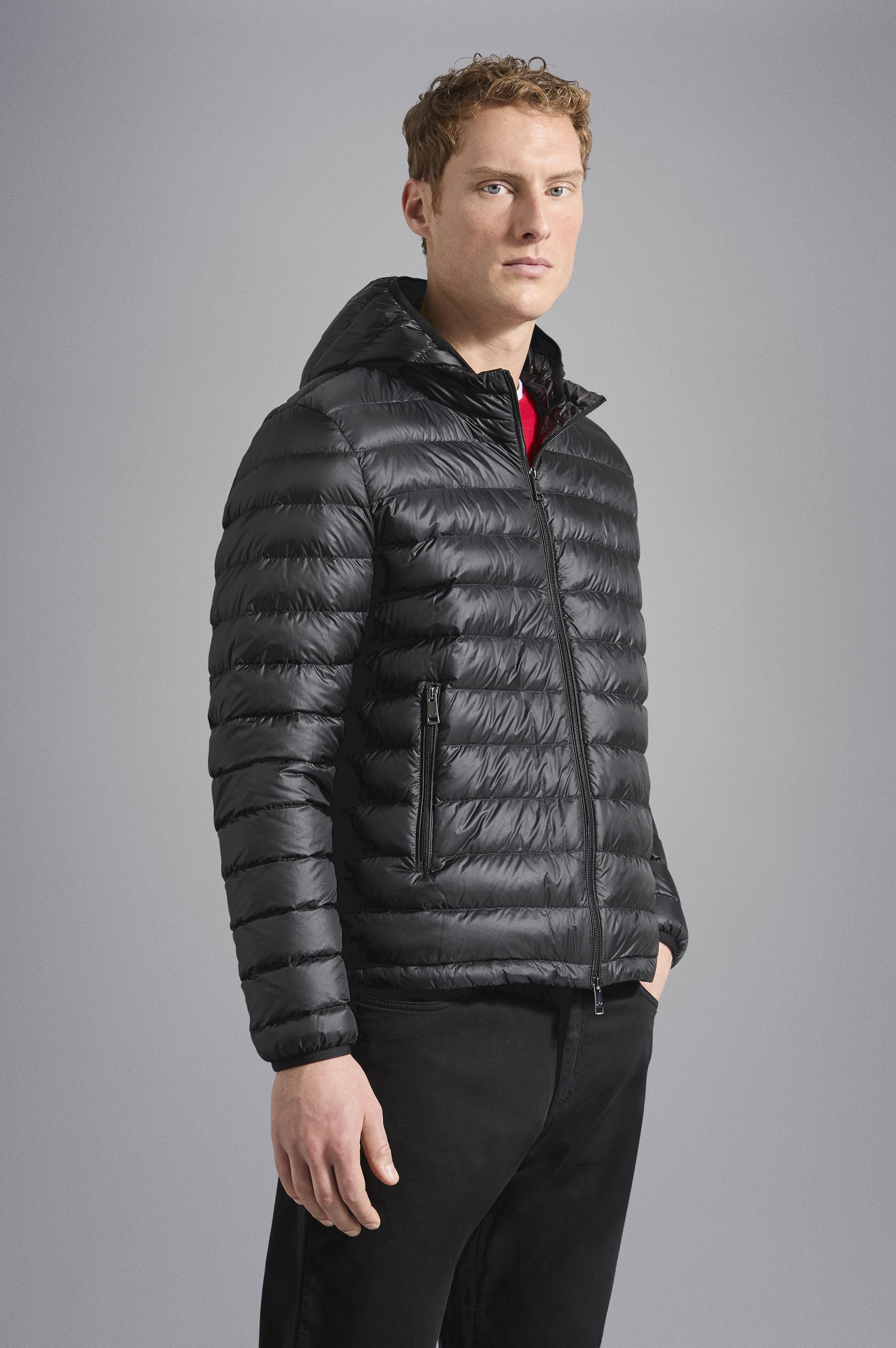 ULTRALIGHT DOWN JACKET WITH DETACHABLE HOOD - 7