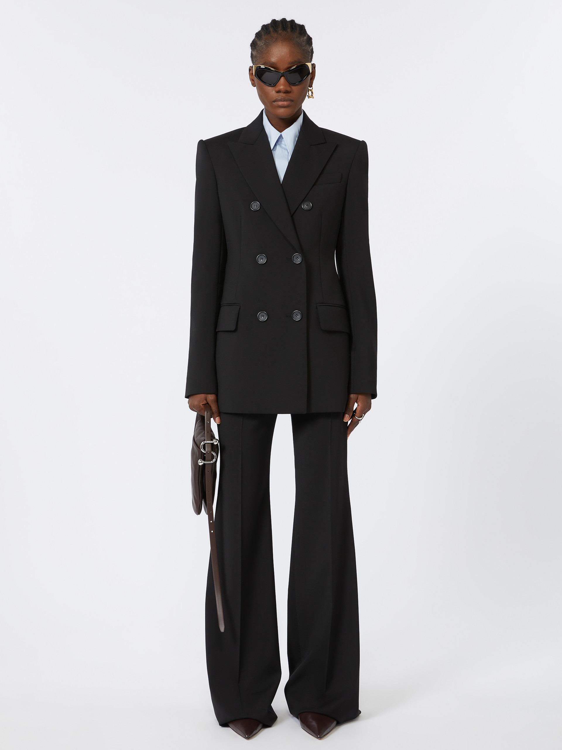 HANGAR Flared stretch wool trousers - 2