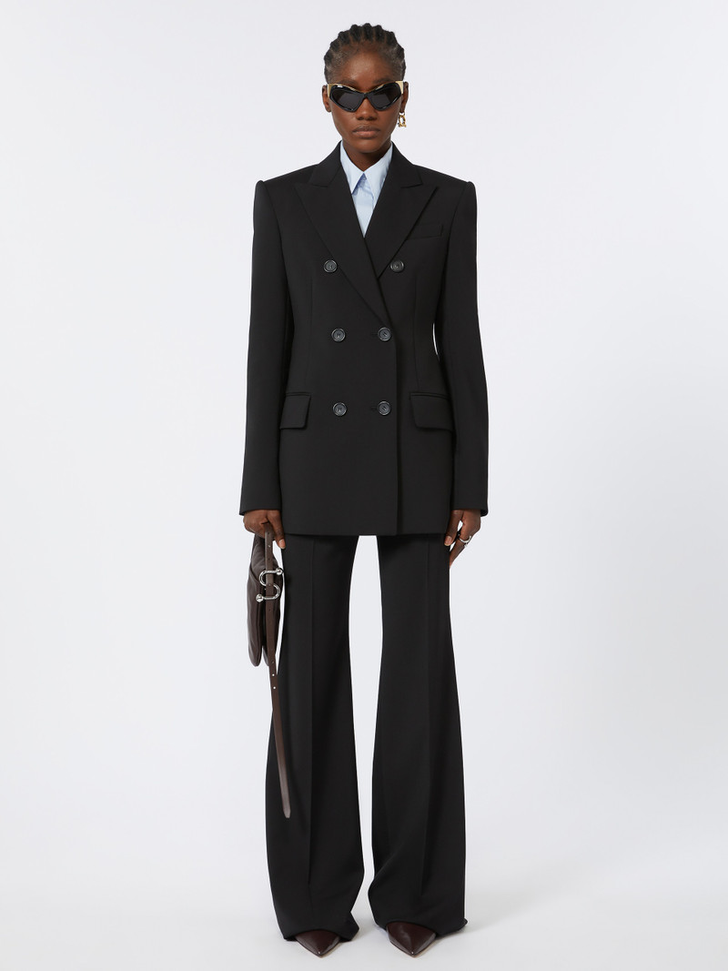 Sportmax HANGAR Flared stretch wool trousers outlook