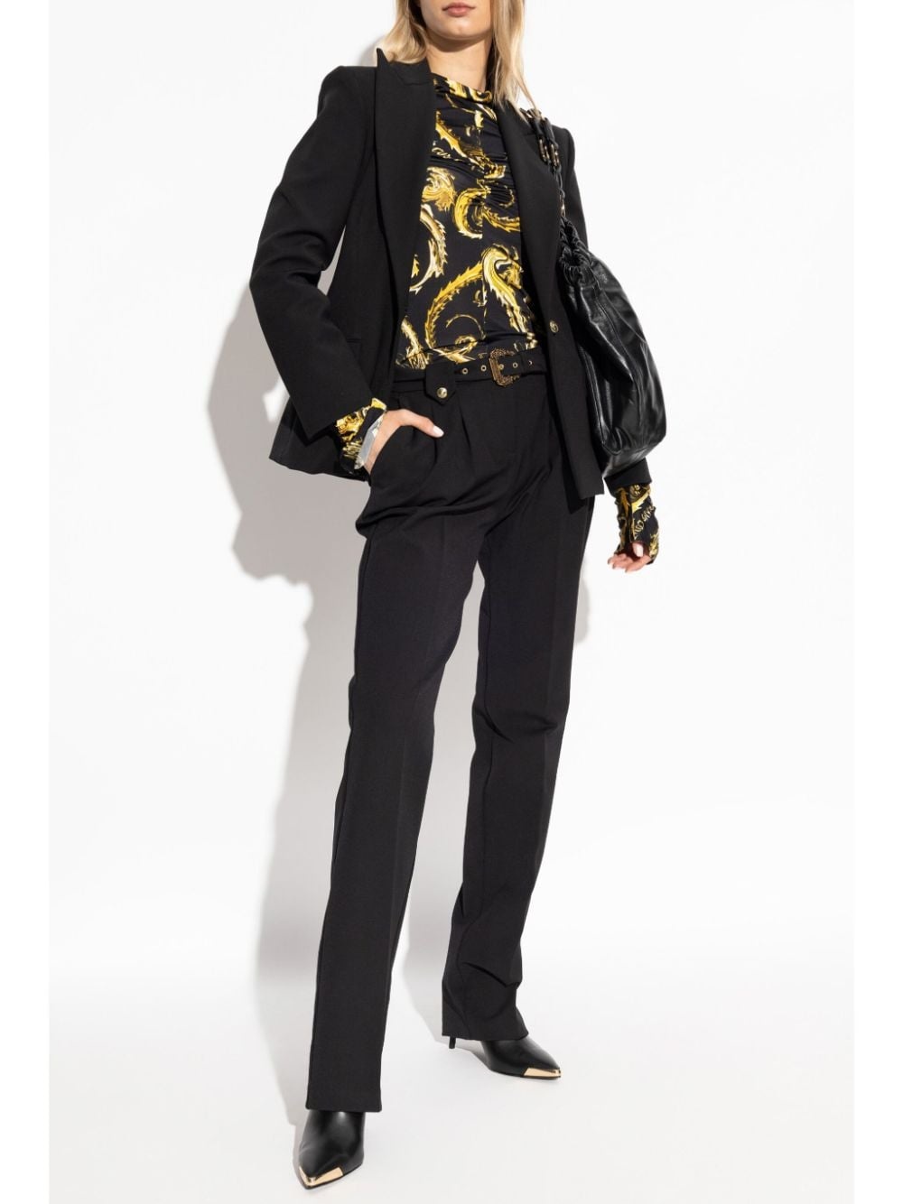 belted tailored trousers - 2