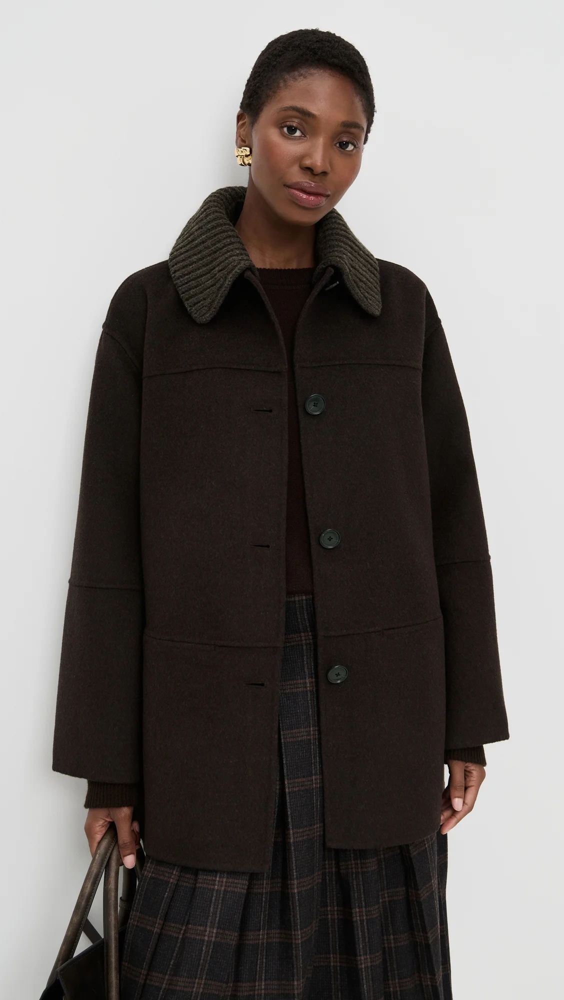 Lisa Coat in Double Face Wool - 1