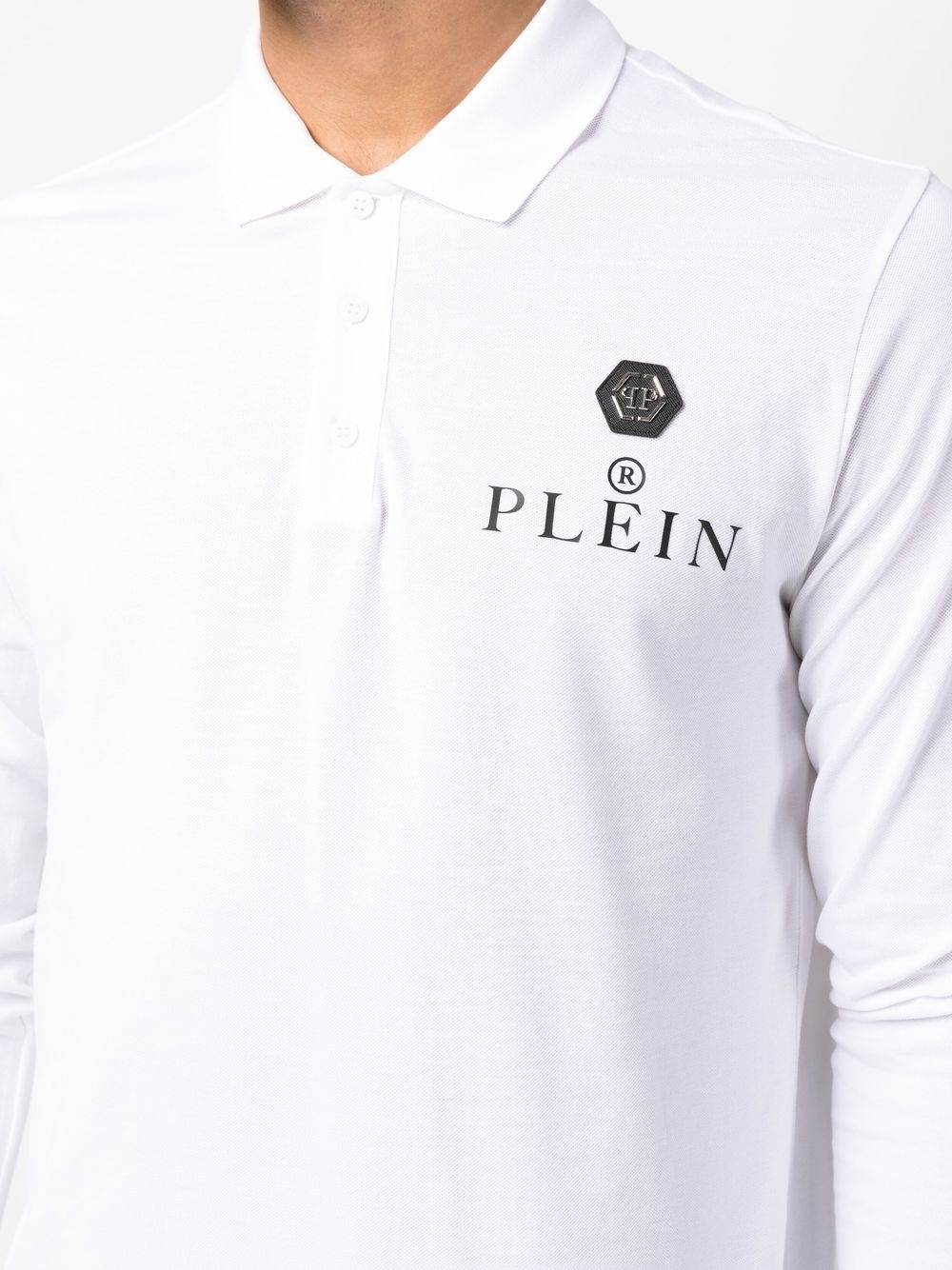 logo-print short-sleeved polo shirt - 5