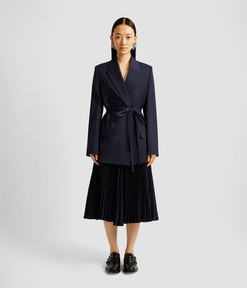 DOUBLE BREASTED BELTED BLAZER 3