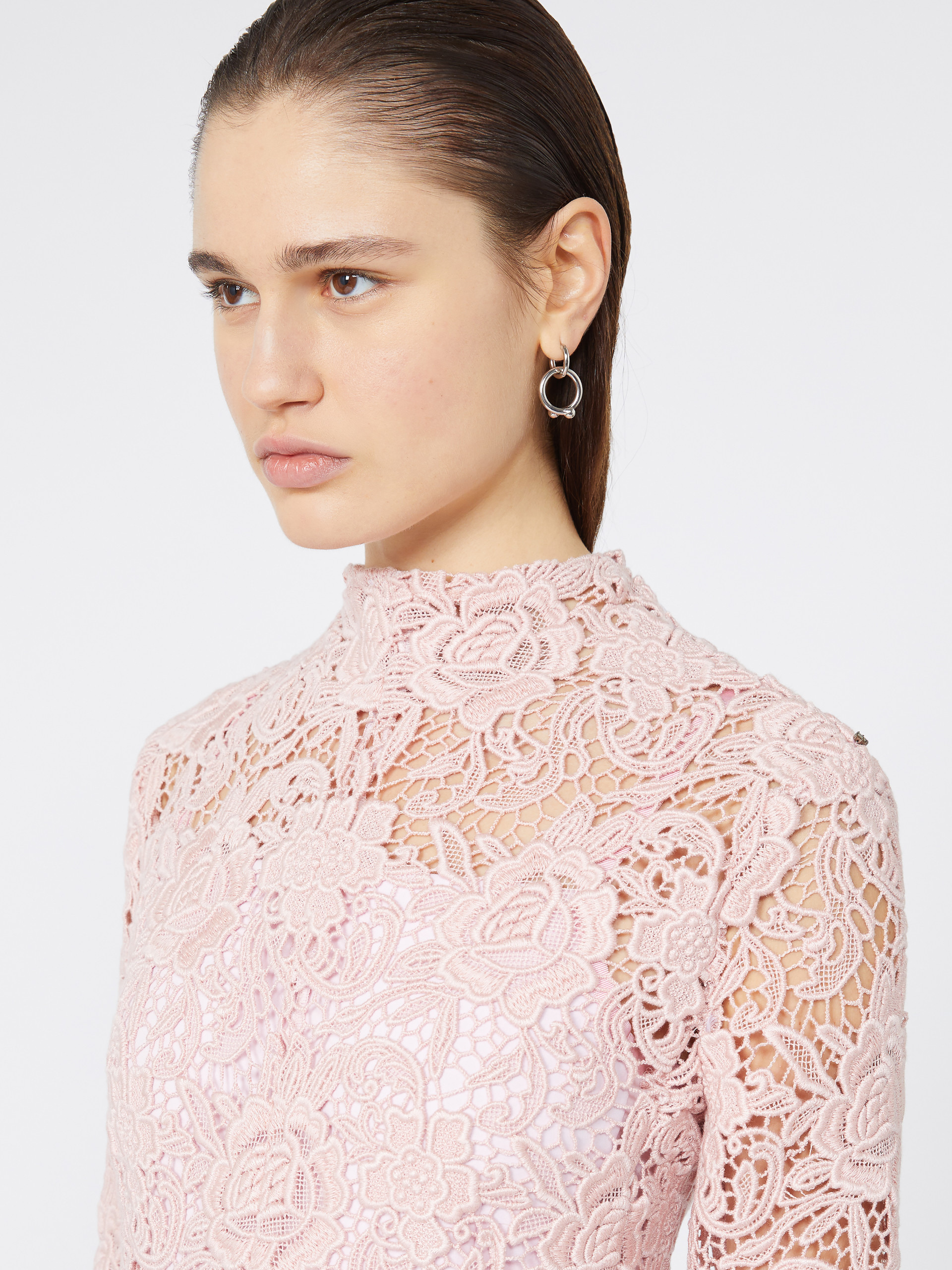 TEFRITE05 Short floral macramé dress - KLEPSYDRA CAPSULE - 5
