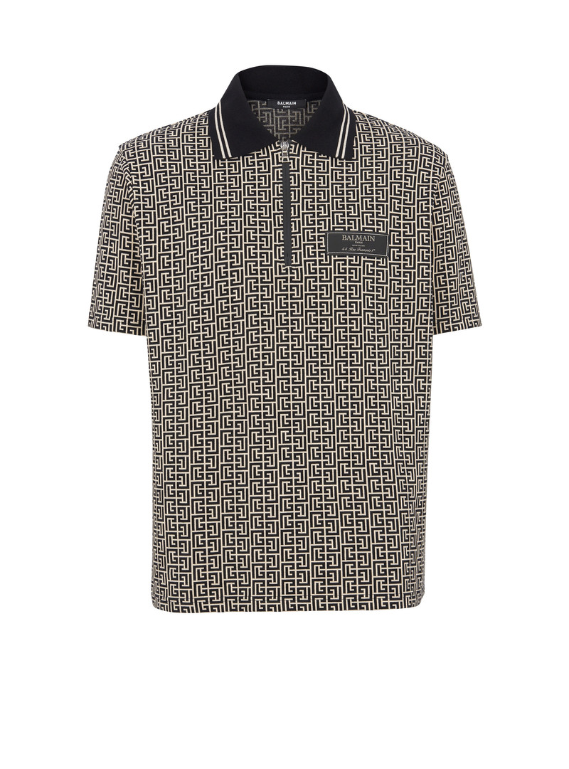 PB Labyrinth jacquard polo shirt 1