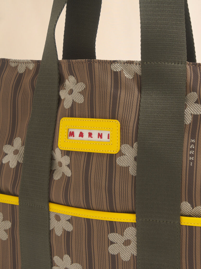 BROWN COTTON TOTE BAG - 5