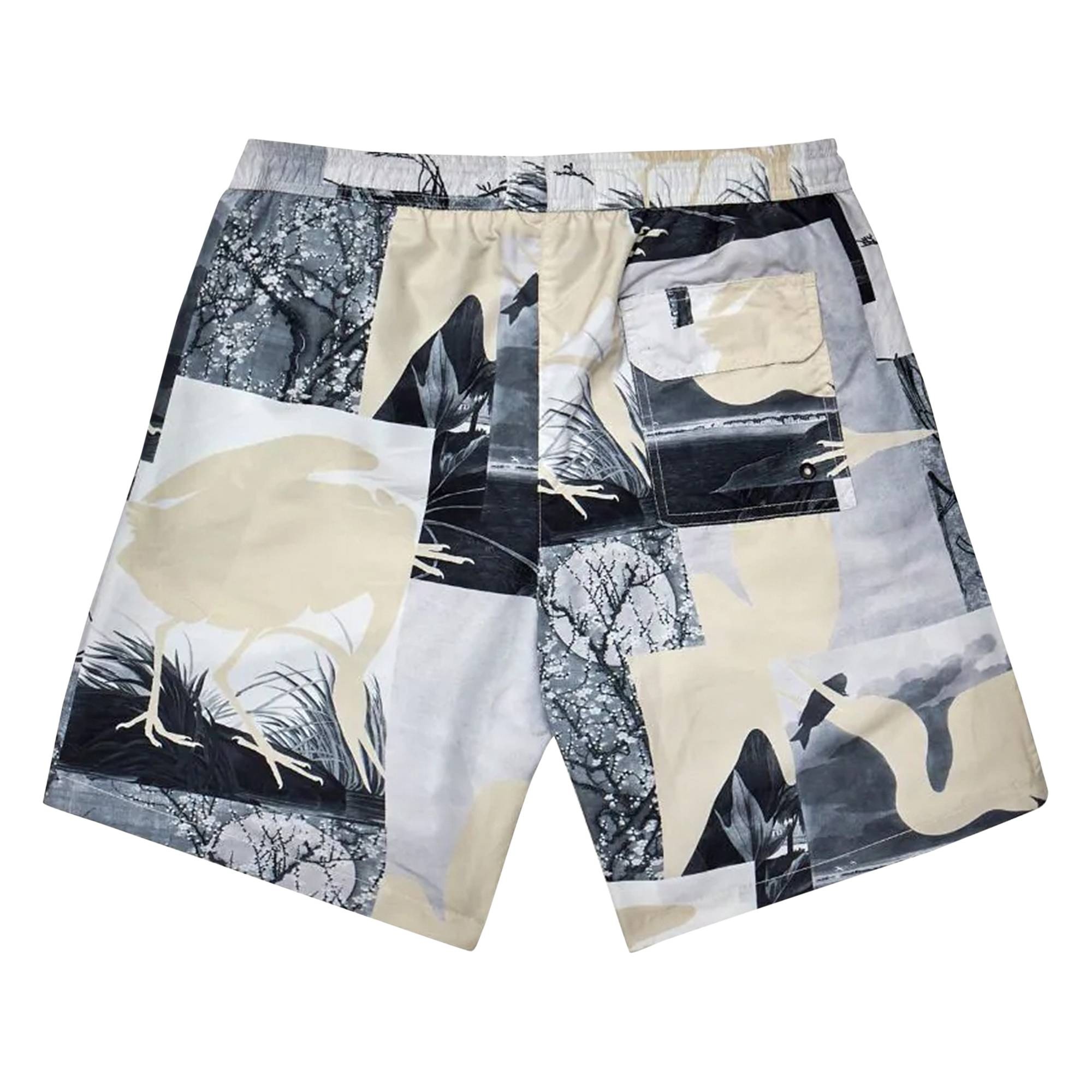 Heron Preston Cutout Swimshorts 'Grey' - 2