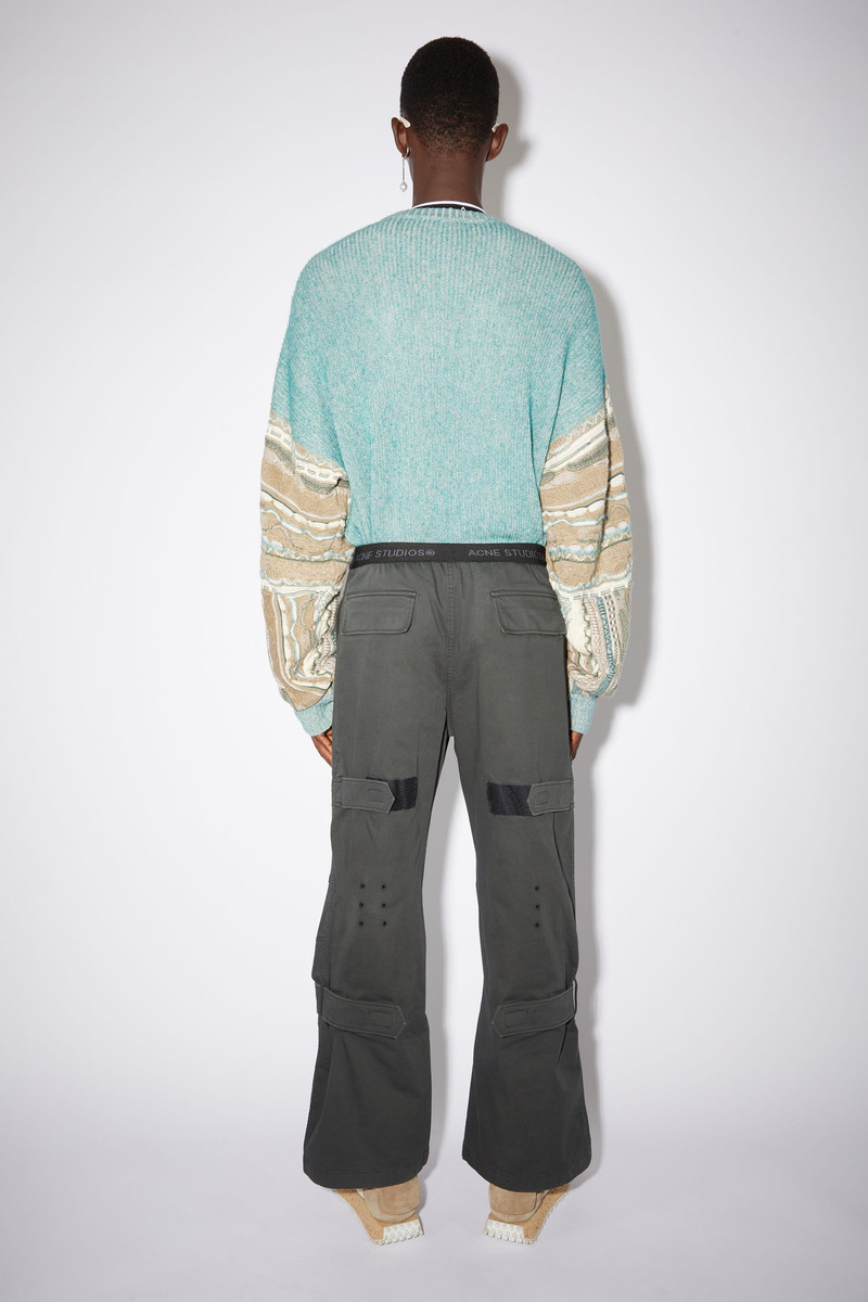 Chevron cargo pants - Anthracite grey 3