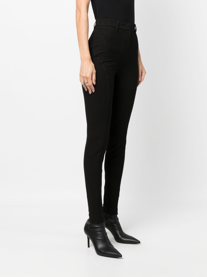 panelled skinny-cut trousers 3