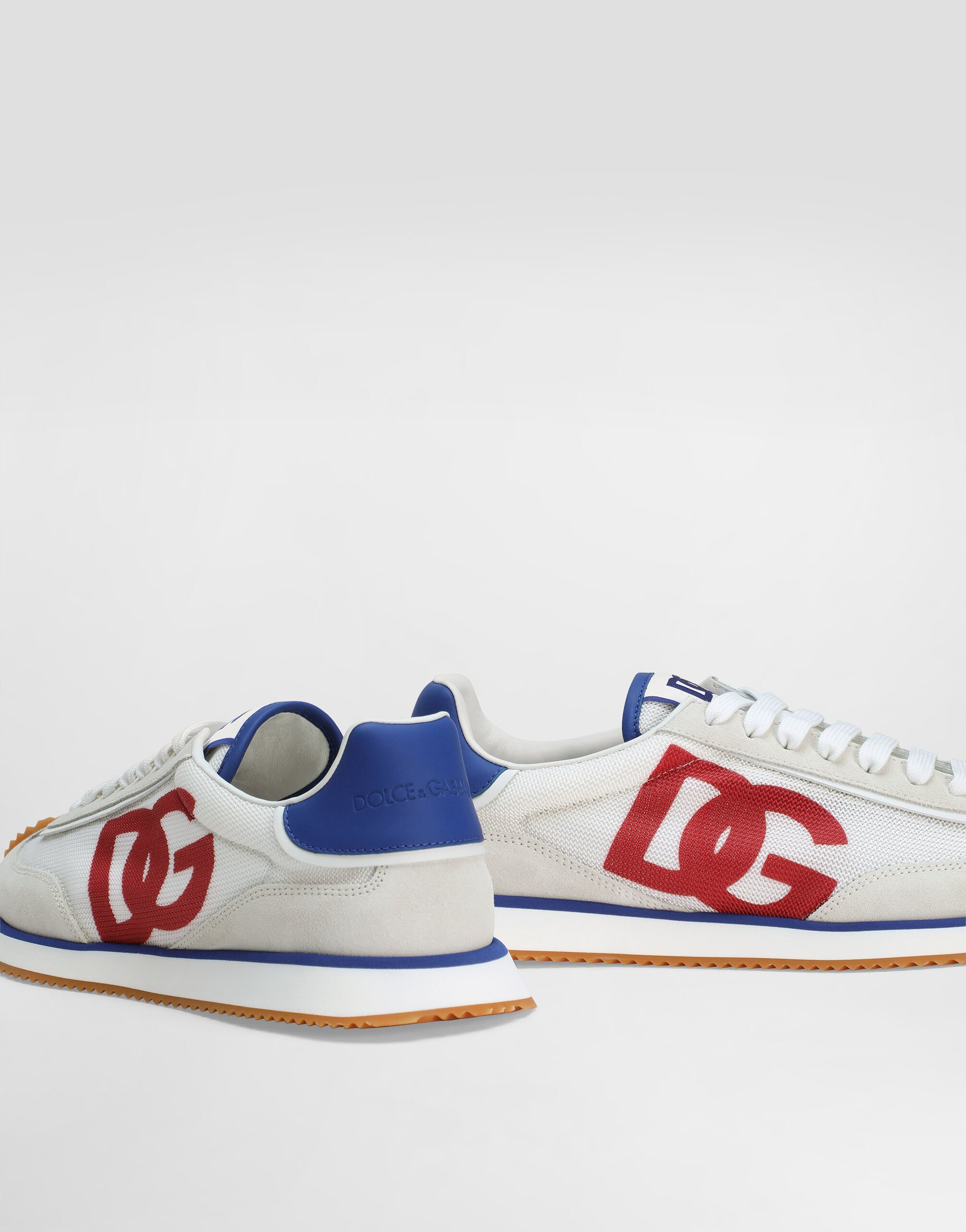 Mixed-material DG CUSHION sneakers - 4