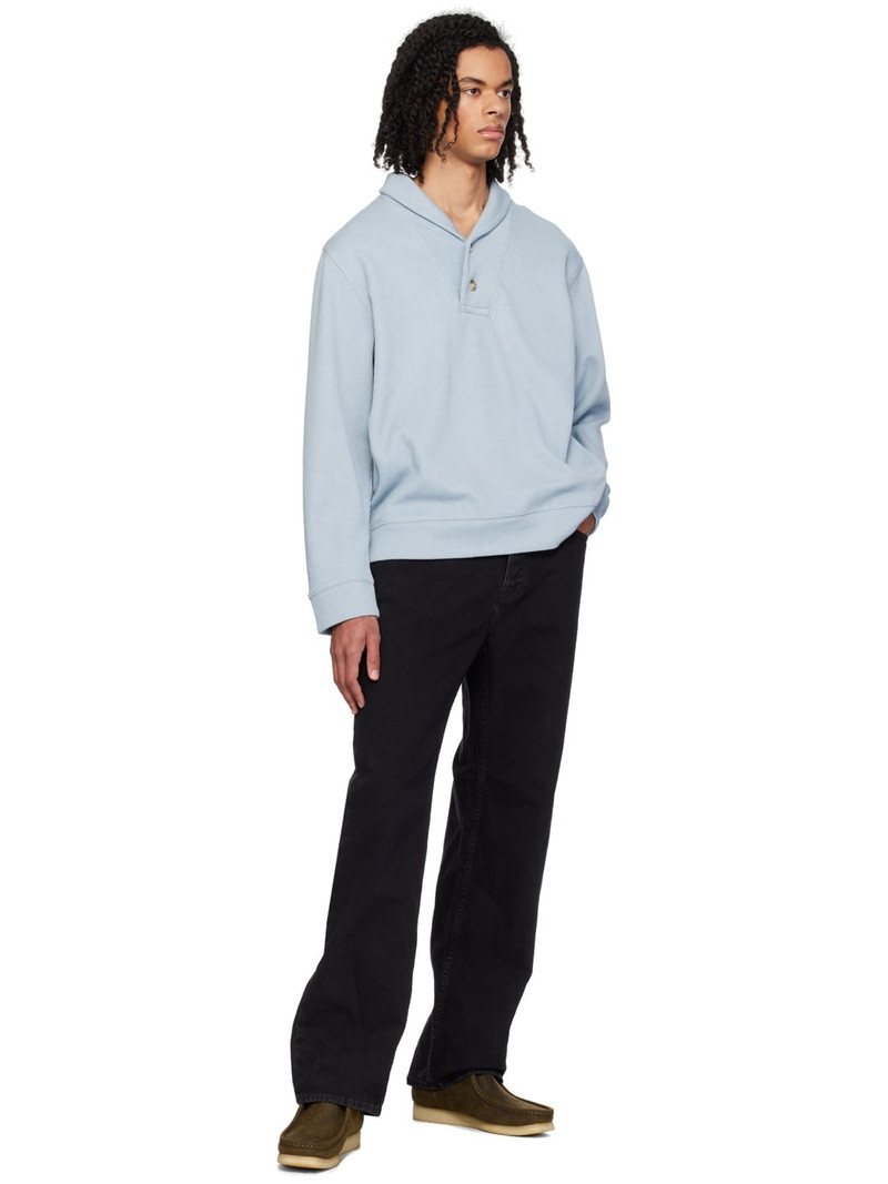 Vince Blue Shawl Collar Henley outlook