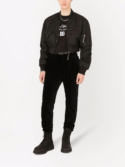 Dolce & Gabbana cropped bomber jacket outlook