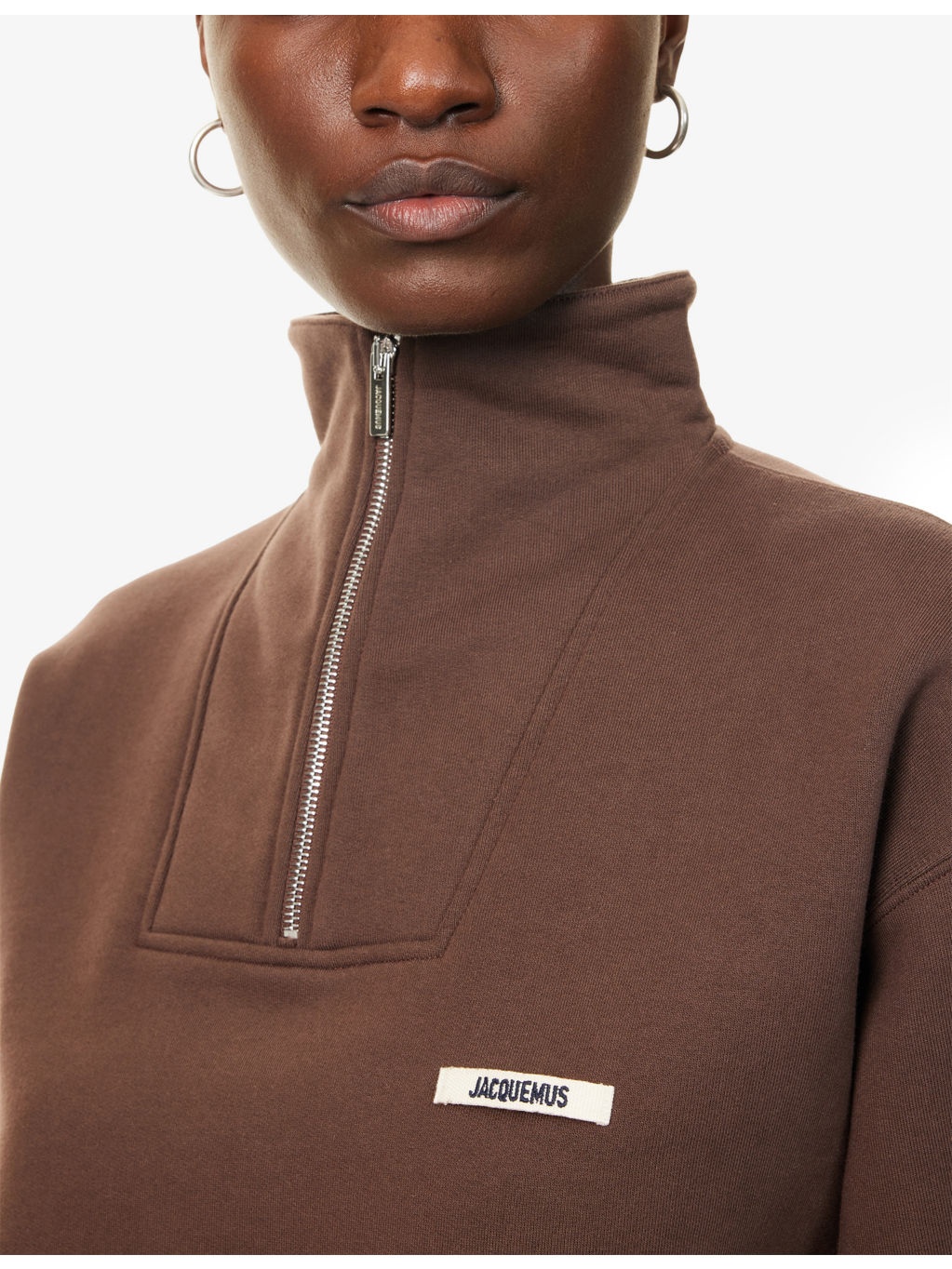 Le Camionneur High-Neck Cotton Sweatshirt - 5