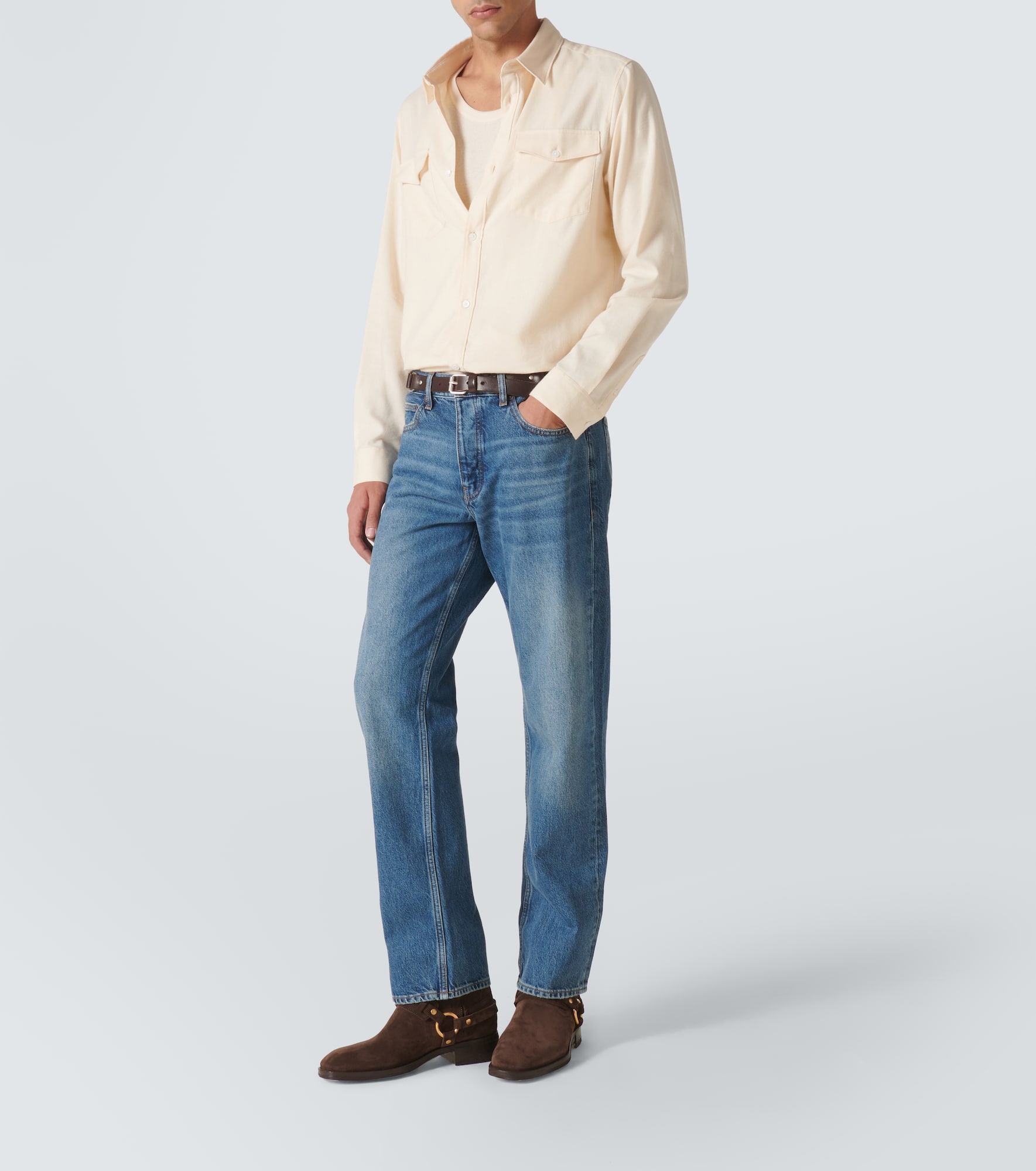 Cotton and wool shirt - 2