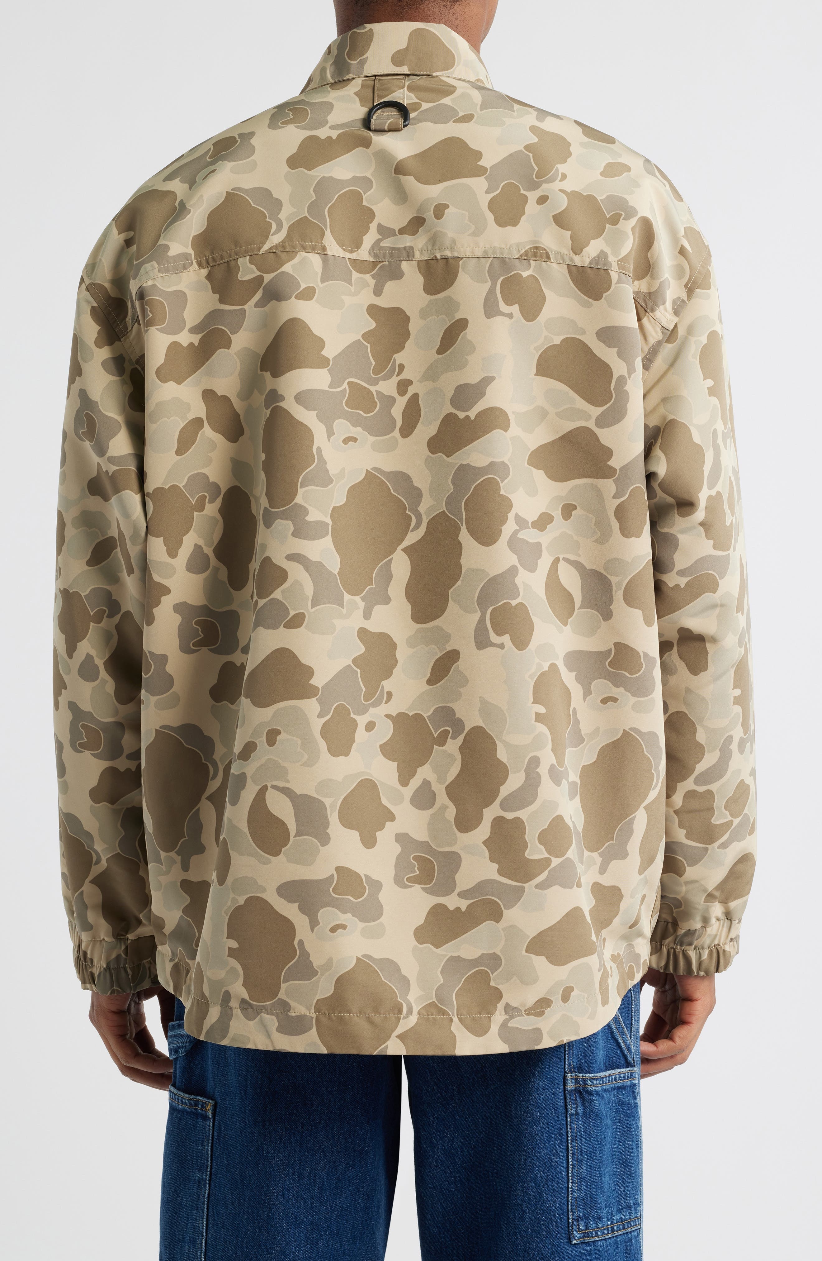 Carhartt Work In Progress Liam Camo Poplin Jacket in Camo Duck Desert at Nordstrom - 2