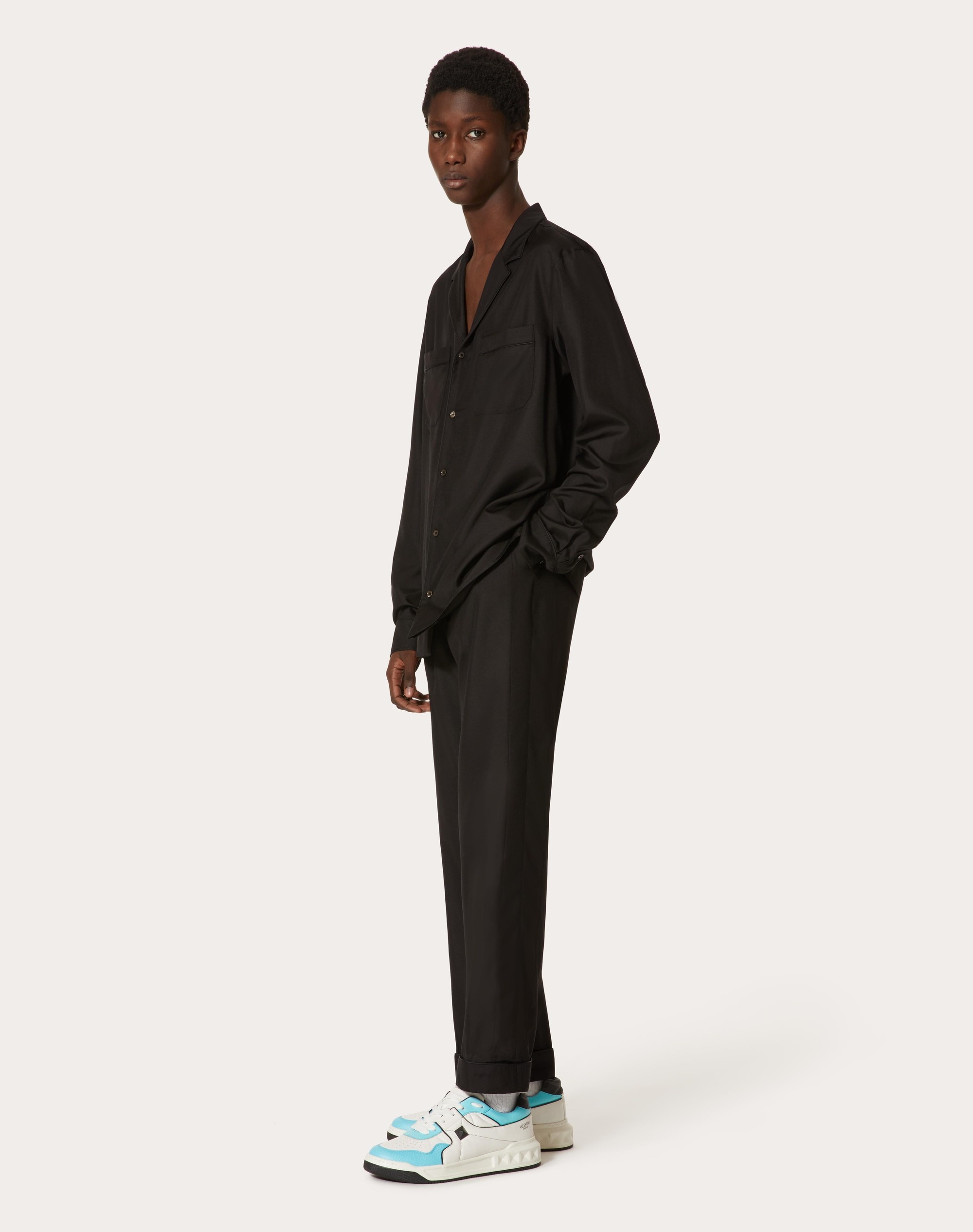 SILK PAJAMA PANTS - 2