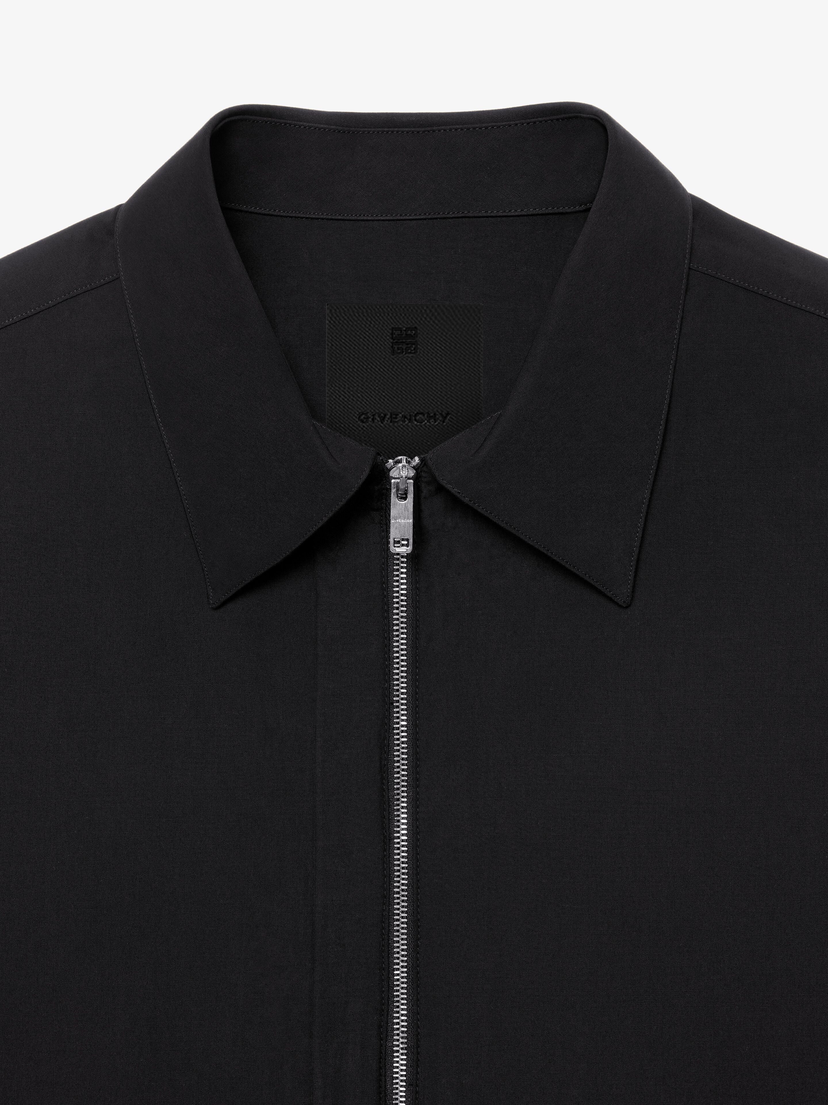 ZIPPED BOXY FIT SHIRT - 5