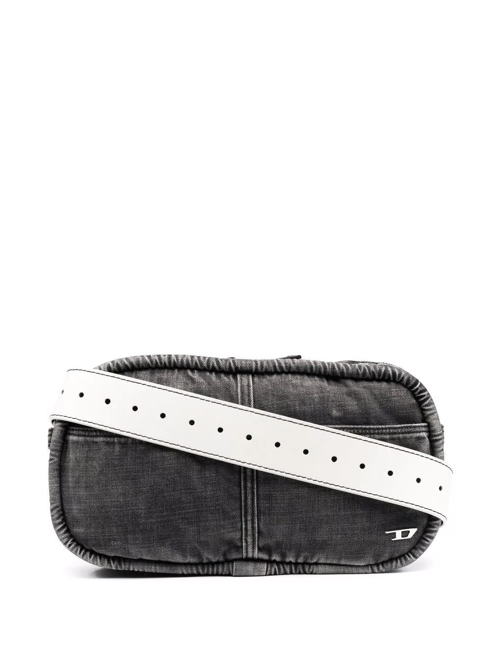 stonewashed-denim belt bag - 1